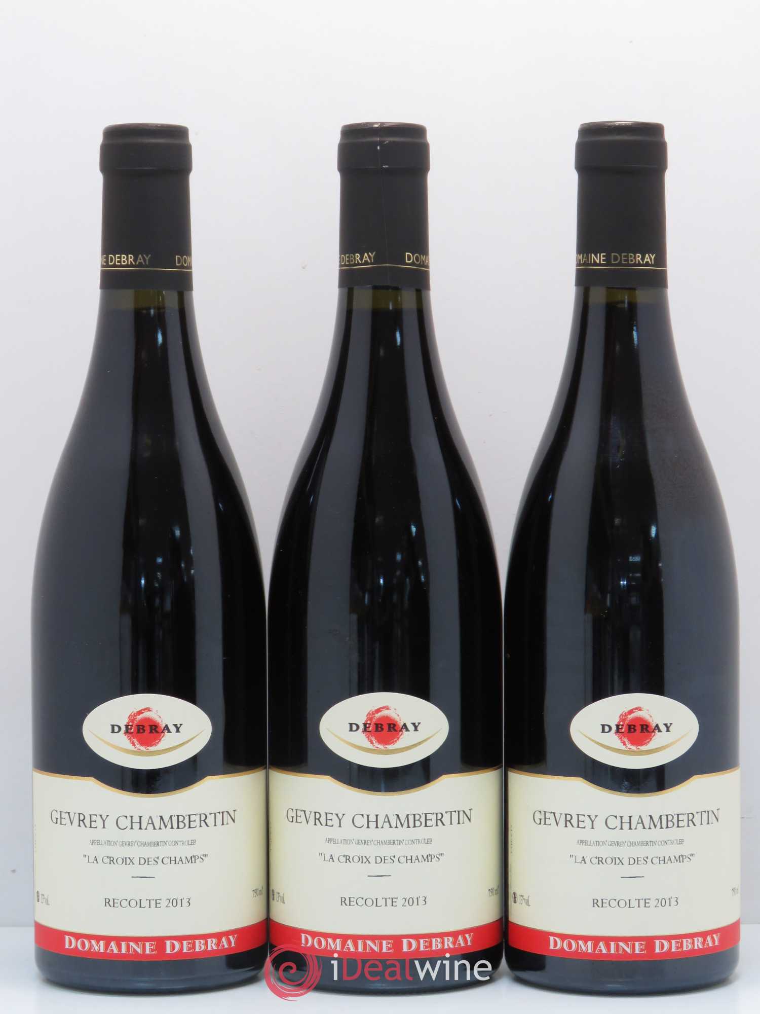 Gevrey-Chambertin Debray 2013 - Lot de 3 bouteilles - 0
