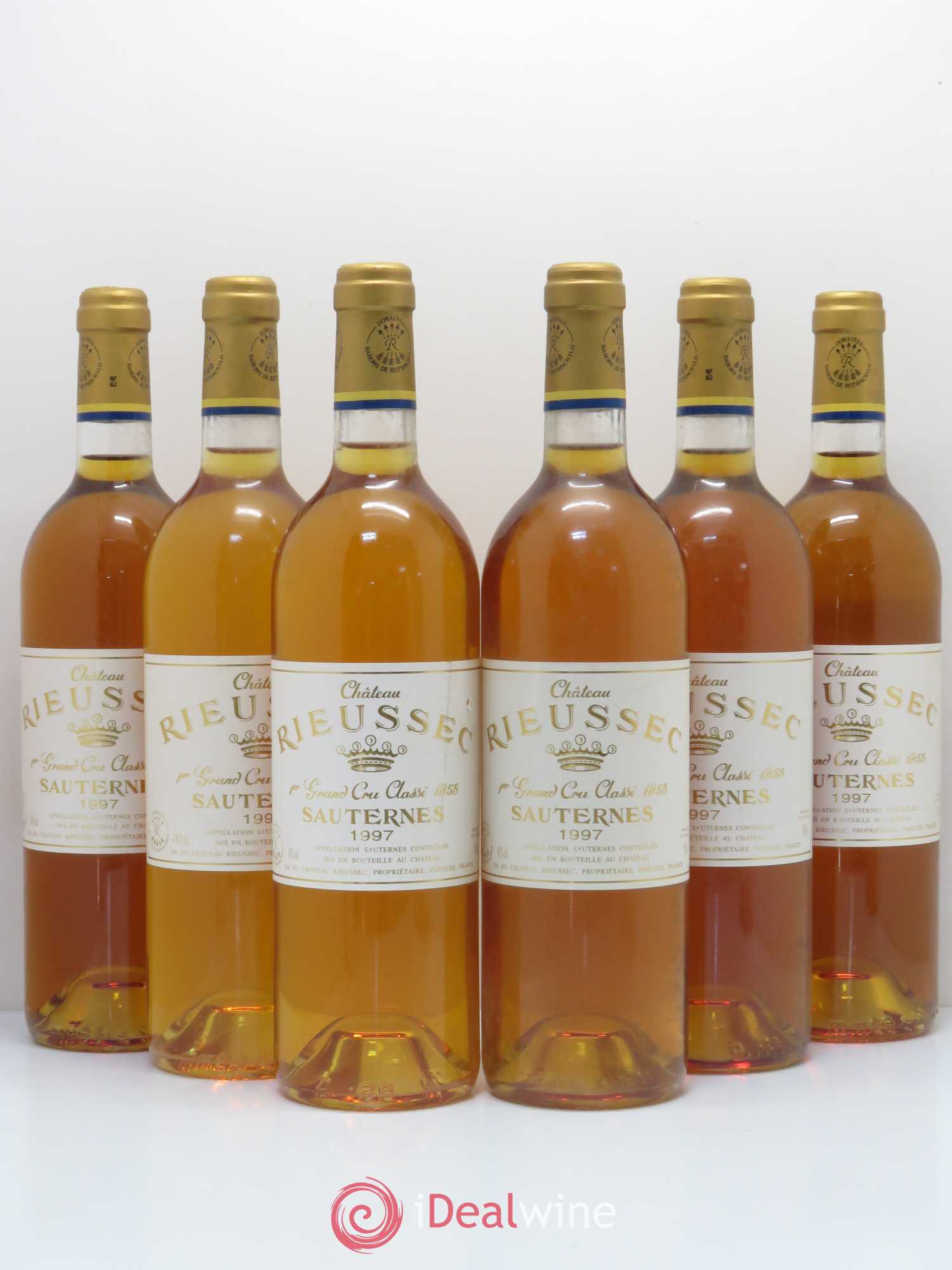 Château Rieussec 1er Grand Cru Classé 1997 - Lotto di 6 bottiglie - 0