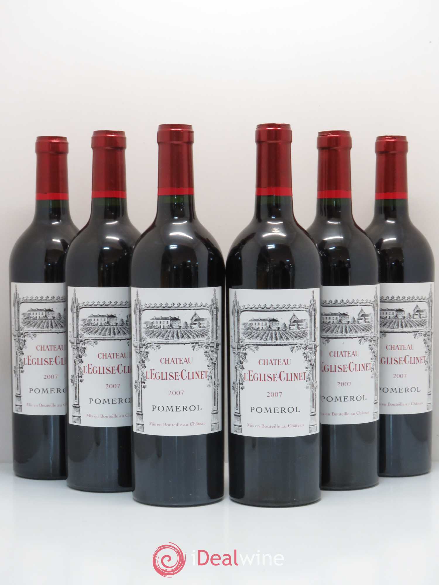 Château l' Église Clinet 2007 - Lot de 6 bouteilles - 0