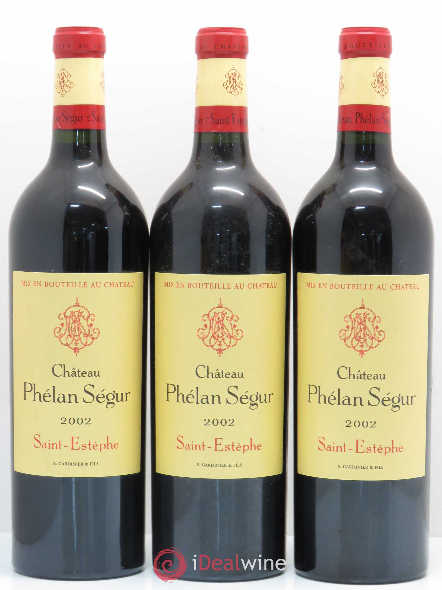 Château Phélan Ségur 2002 - Lot de 12 bouteilles - 2