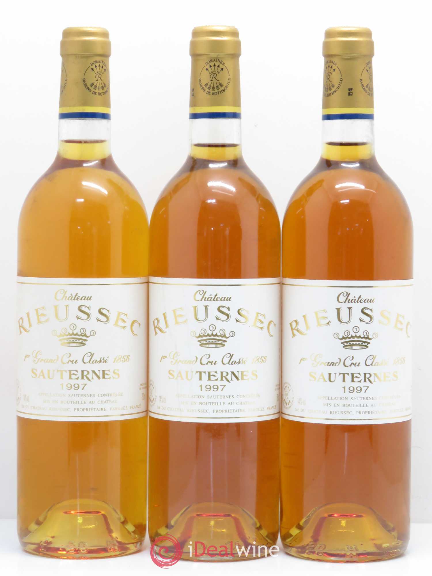 Château Rieussec 1er Grand Cru Classé 1997 - Lotto di 3 bottiglie - 0