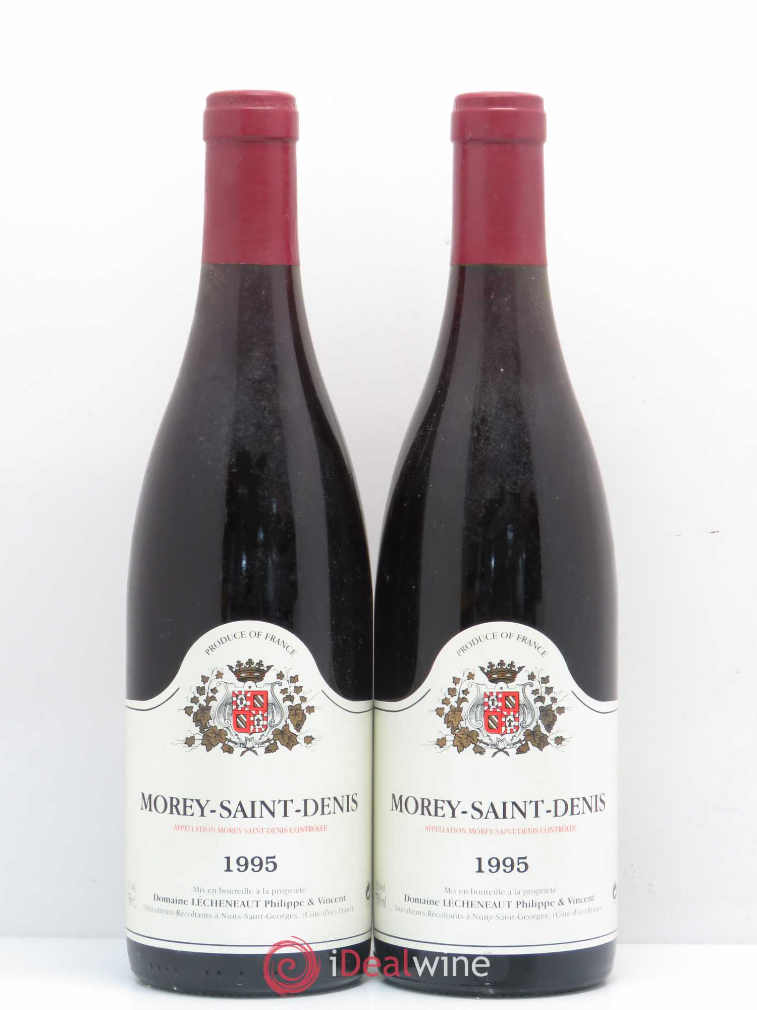 Morey-Saint-Denis Lécheneaut (Domaine) 1995 - Lot de 2 bouteilles - 0