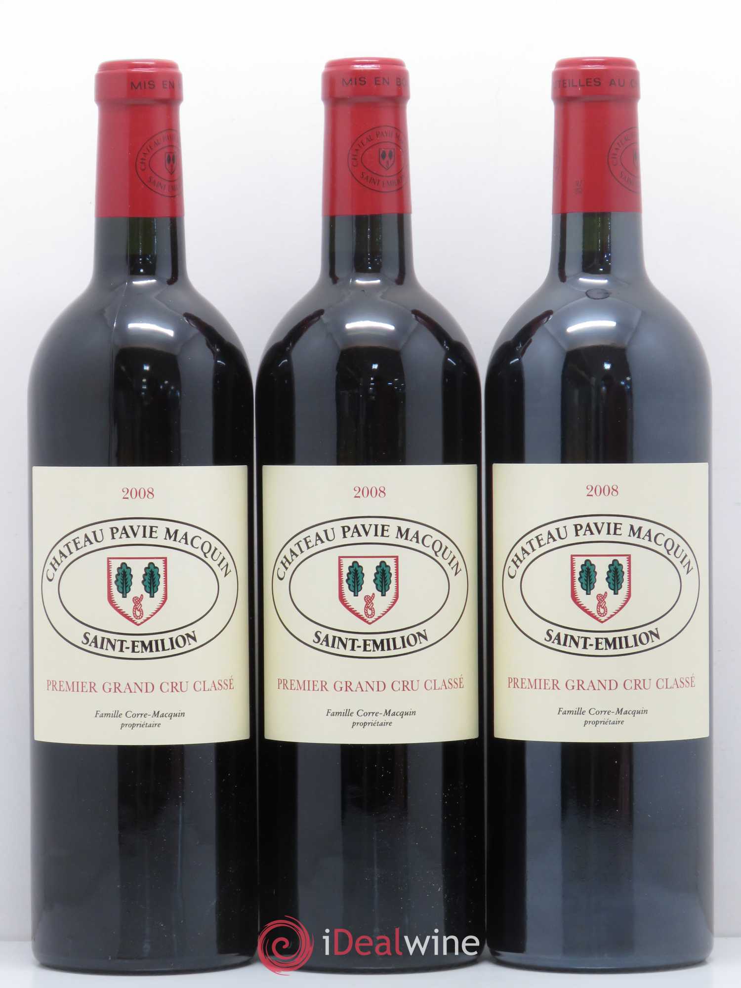 Château Pavie Macquin 1er Grand Cru Classé B 2008 - Lot de 6 bouteilles - 2