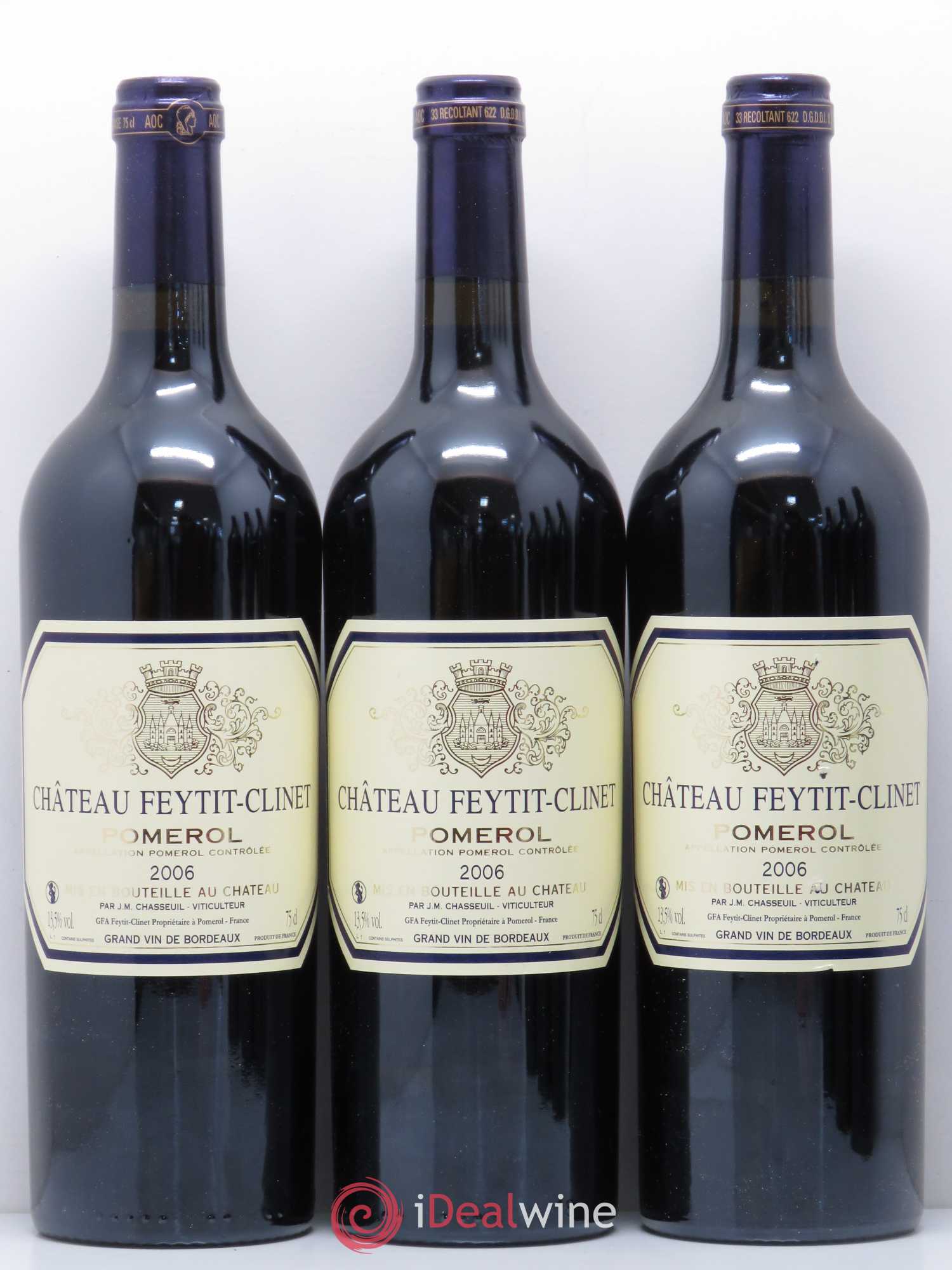 Château Feytit-Clinet 2006 - Lot de 6 bouteilles - 1