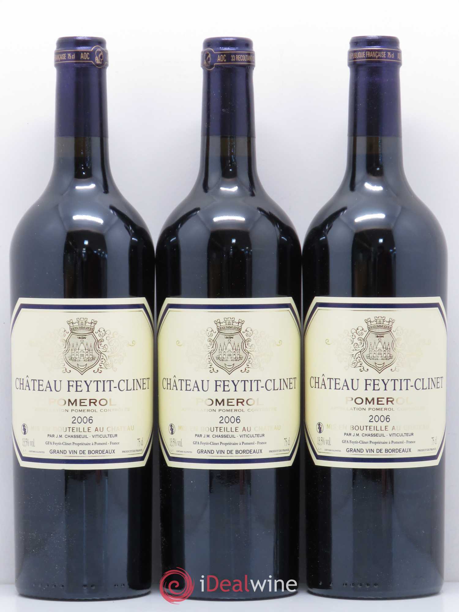 Château Feytit-Clinet 2006 - Lot de 6 bouteilles - 2