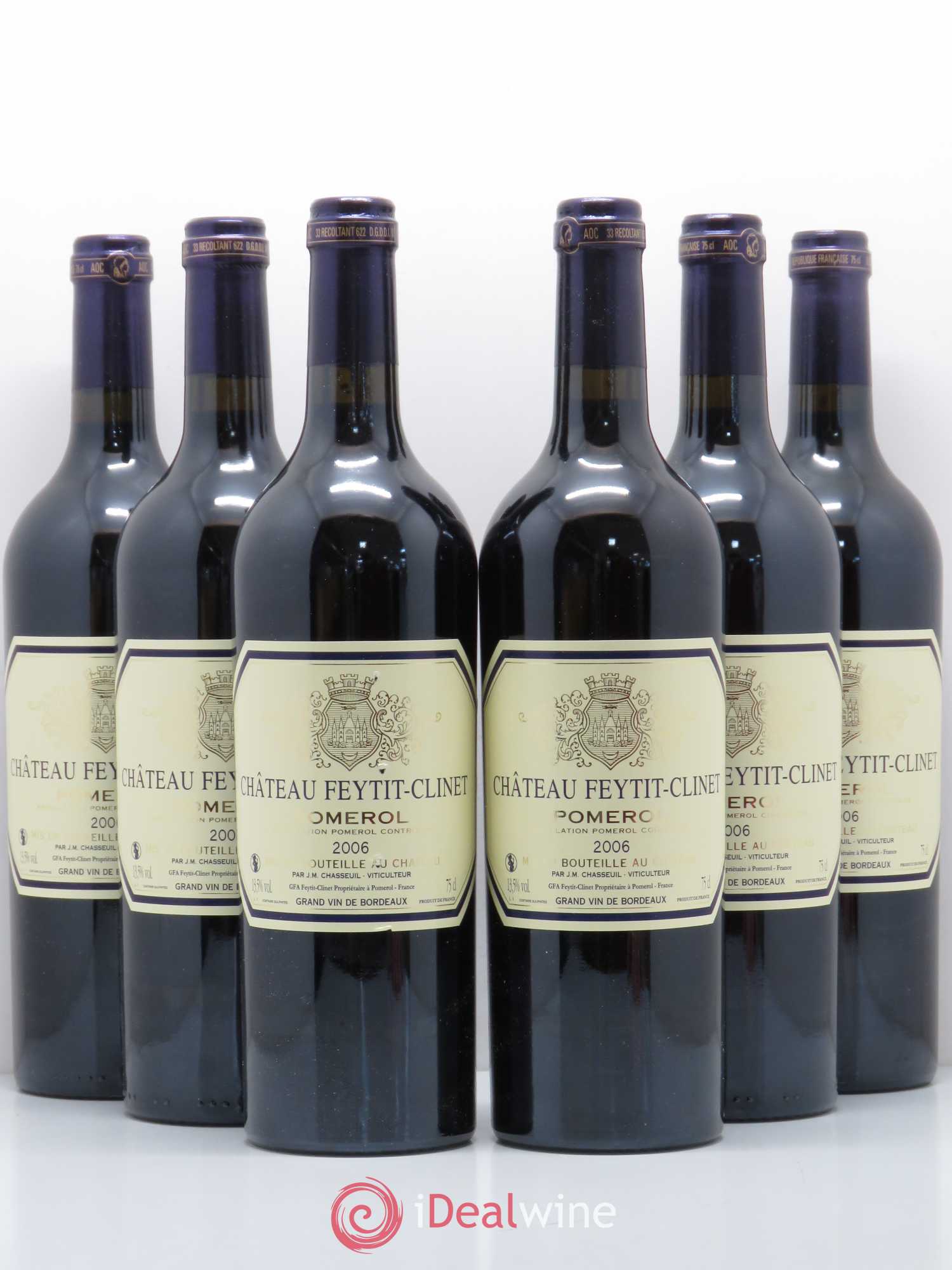 Château Feytit-Clinet 2006 - Lot de 6 bouteilles - 0