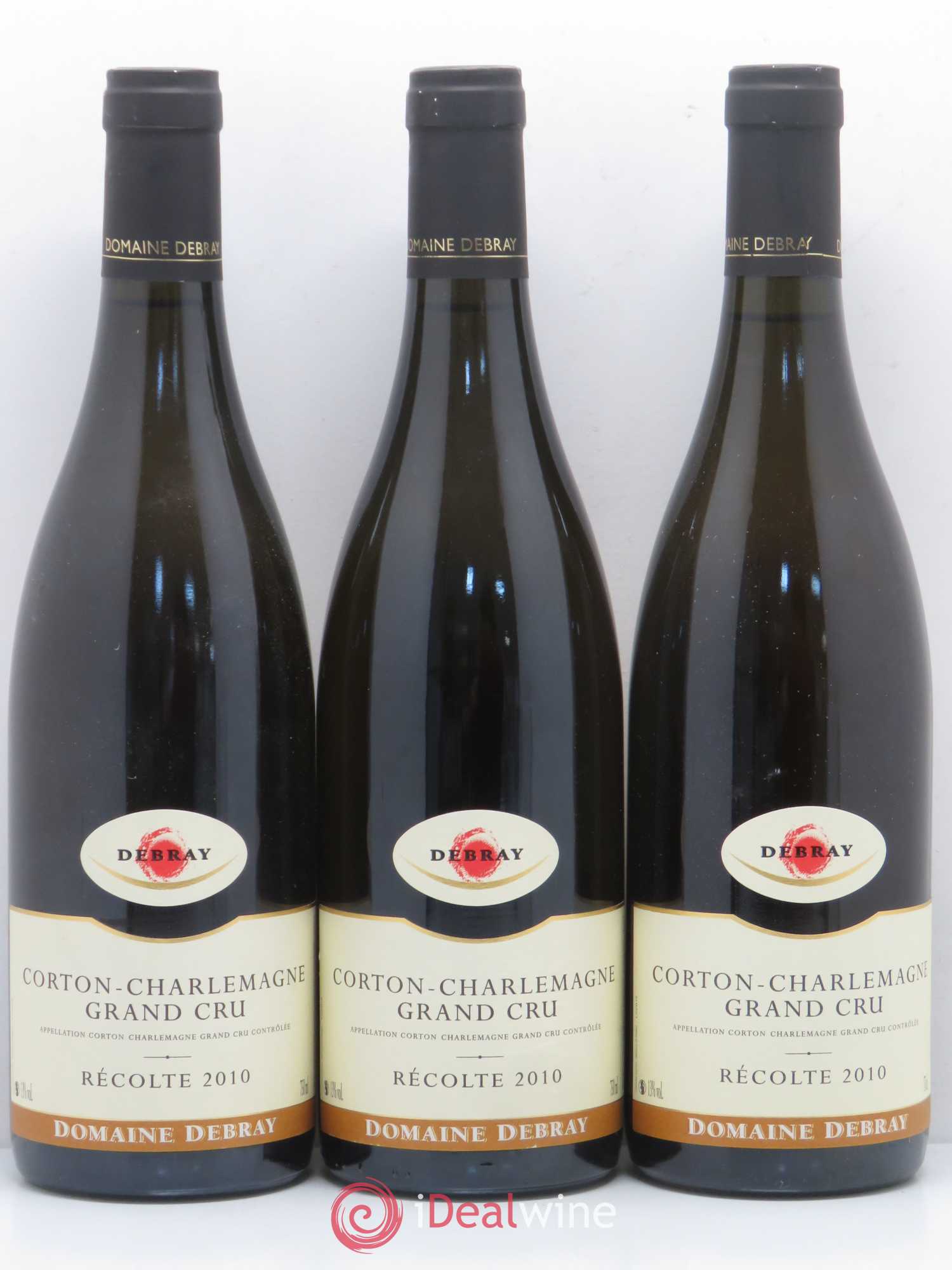 Corton-Charlemagne Grand Cru Debray 2010 - Lot of 6 bottles - 1