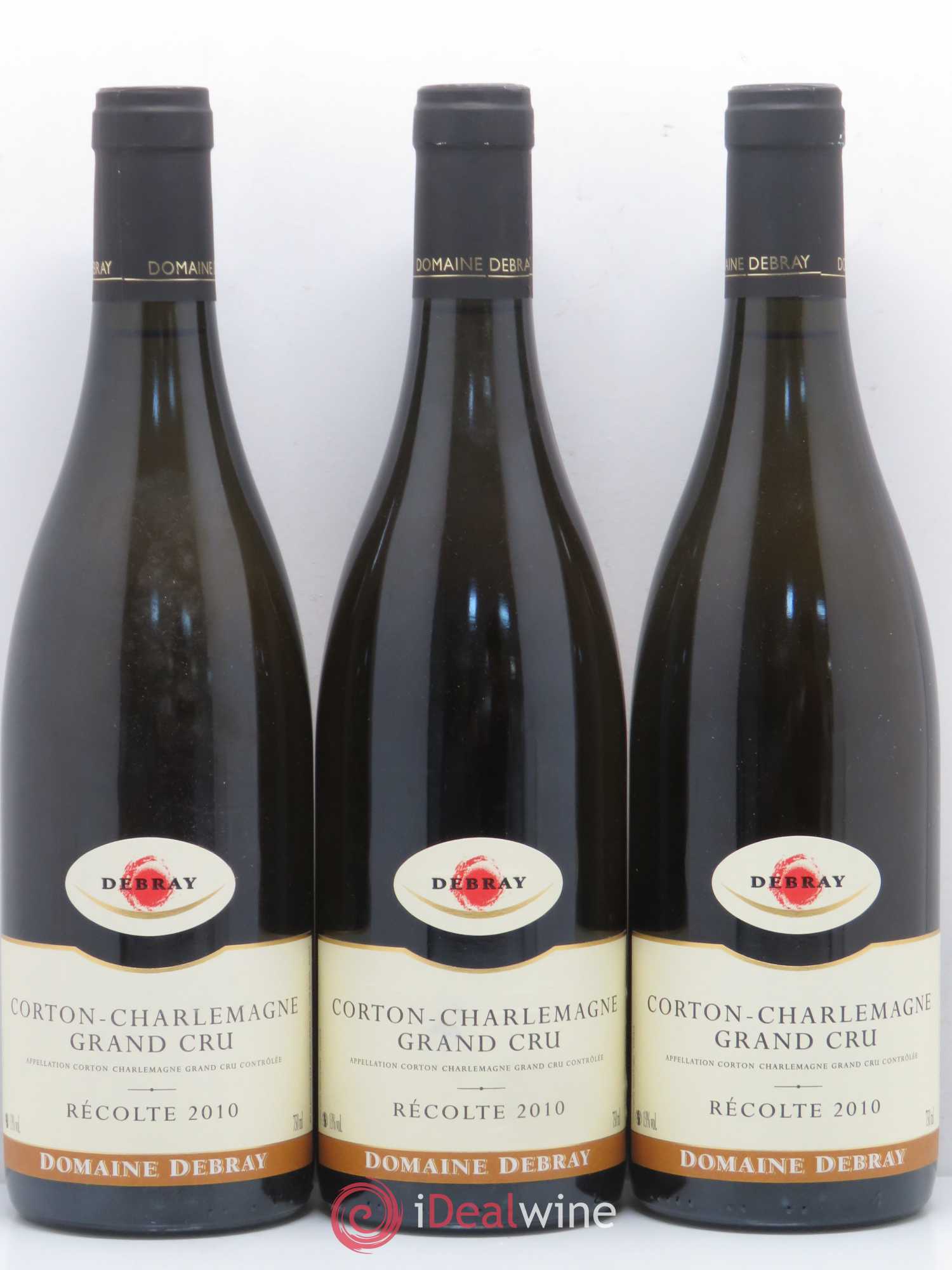 Corton-Charlemagne Grand Cru Debray 2010 - Lot of 6 bottles - 2