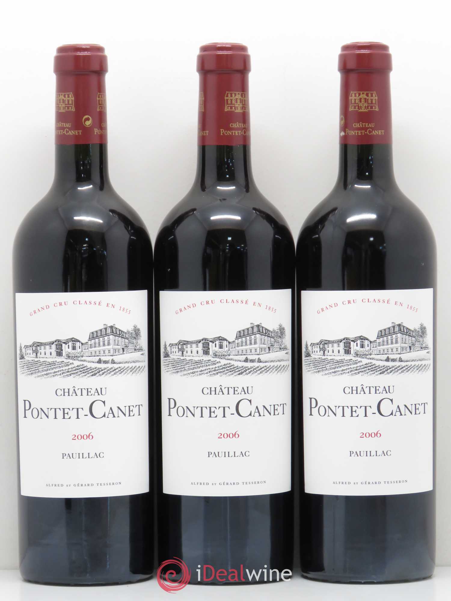 Château Pontet Canet 5ème Grand Cru Classé 2006 - Lot de 12 bouteilles - 1