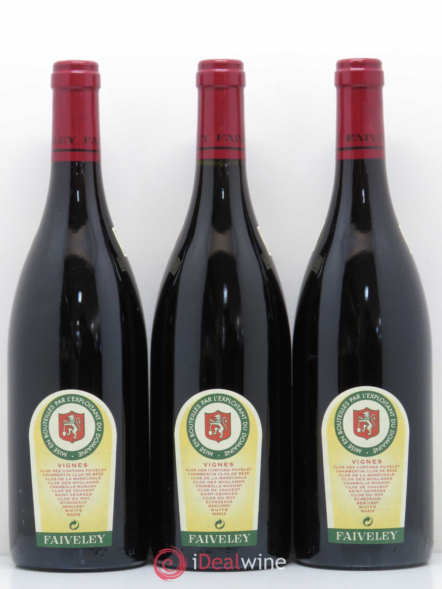 Chambertin Clos de Bèze Grand Cru Faiveley 2001 - Lot de 6 bouteilles - 3