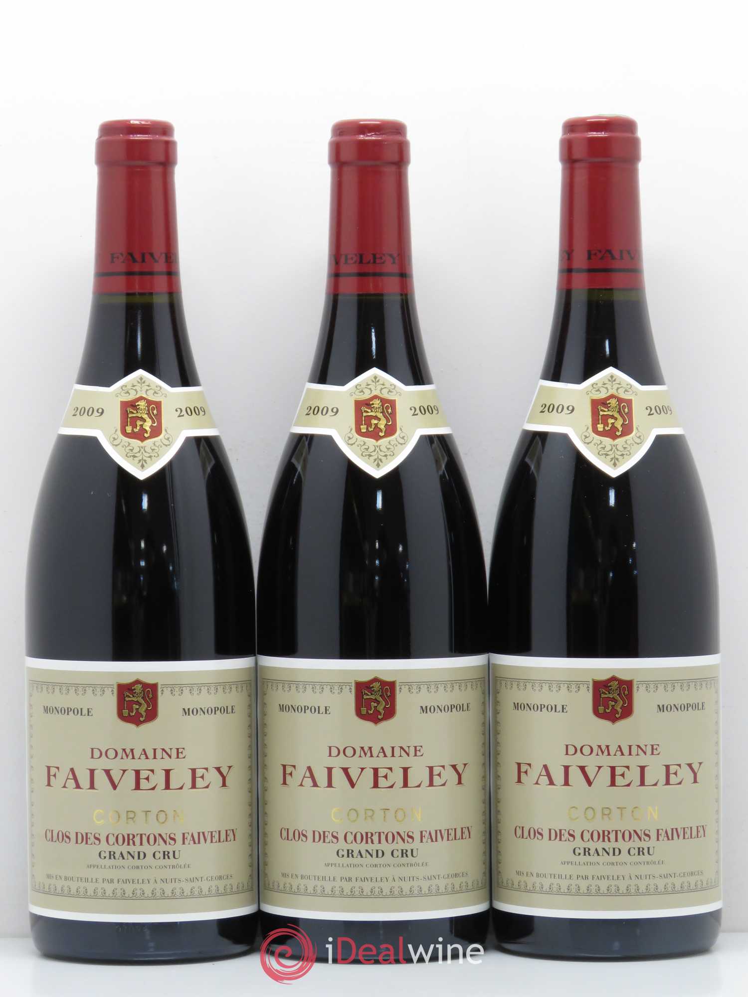 Corton Grand Cru Clos des Cortons Faiveley 2009 - Lot de 6 bouteilles - 2