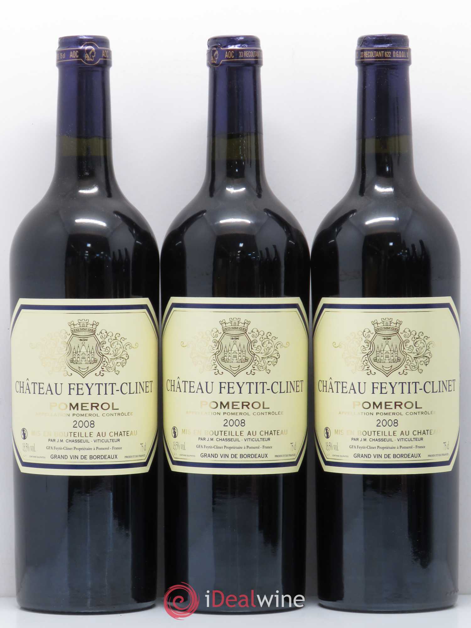 Château Feytit-Clinet 2008 - Lot de 6 bouteilles - 1