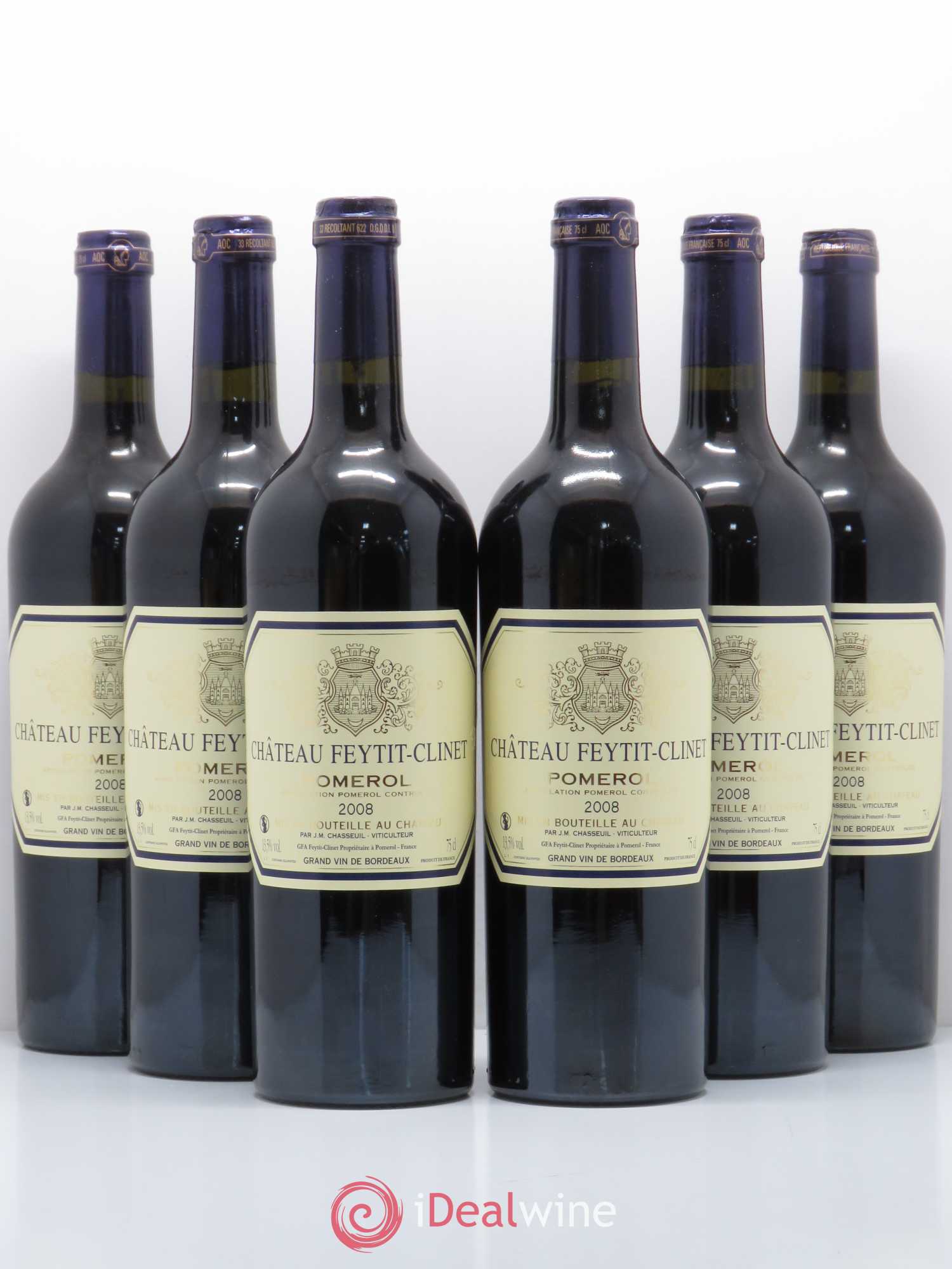Château Feytit-Clinet 2008 - Lot de 6 bouteilles - 0