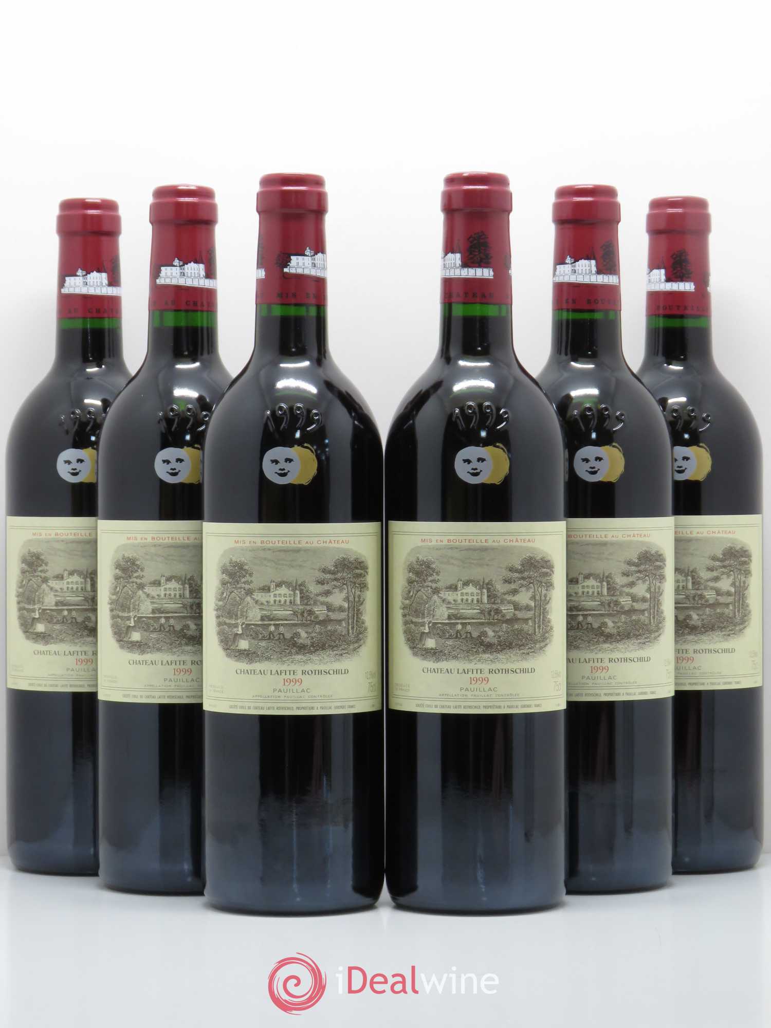 Château Lafite Rothschild 1er Grand Cru Classé 1999 - Lot de 6 bouteilles - 0