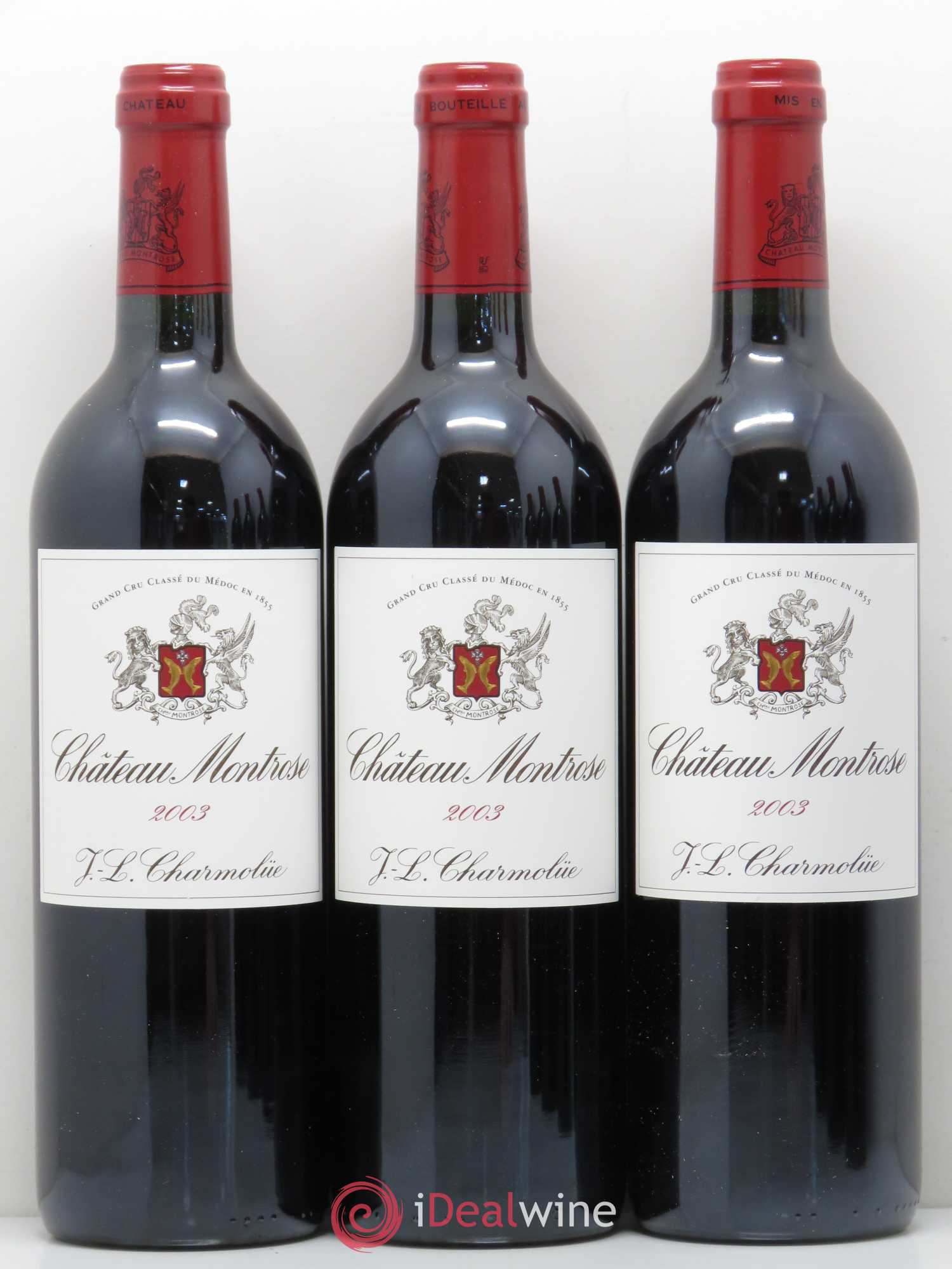 Château Montrose 2ème Grand Cru Classé 2003 - Lot de 6 bouteilles - 1