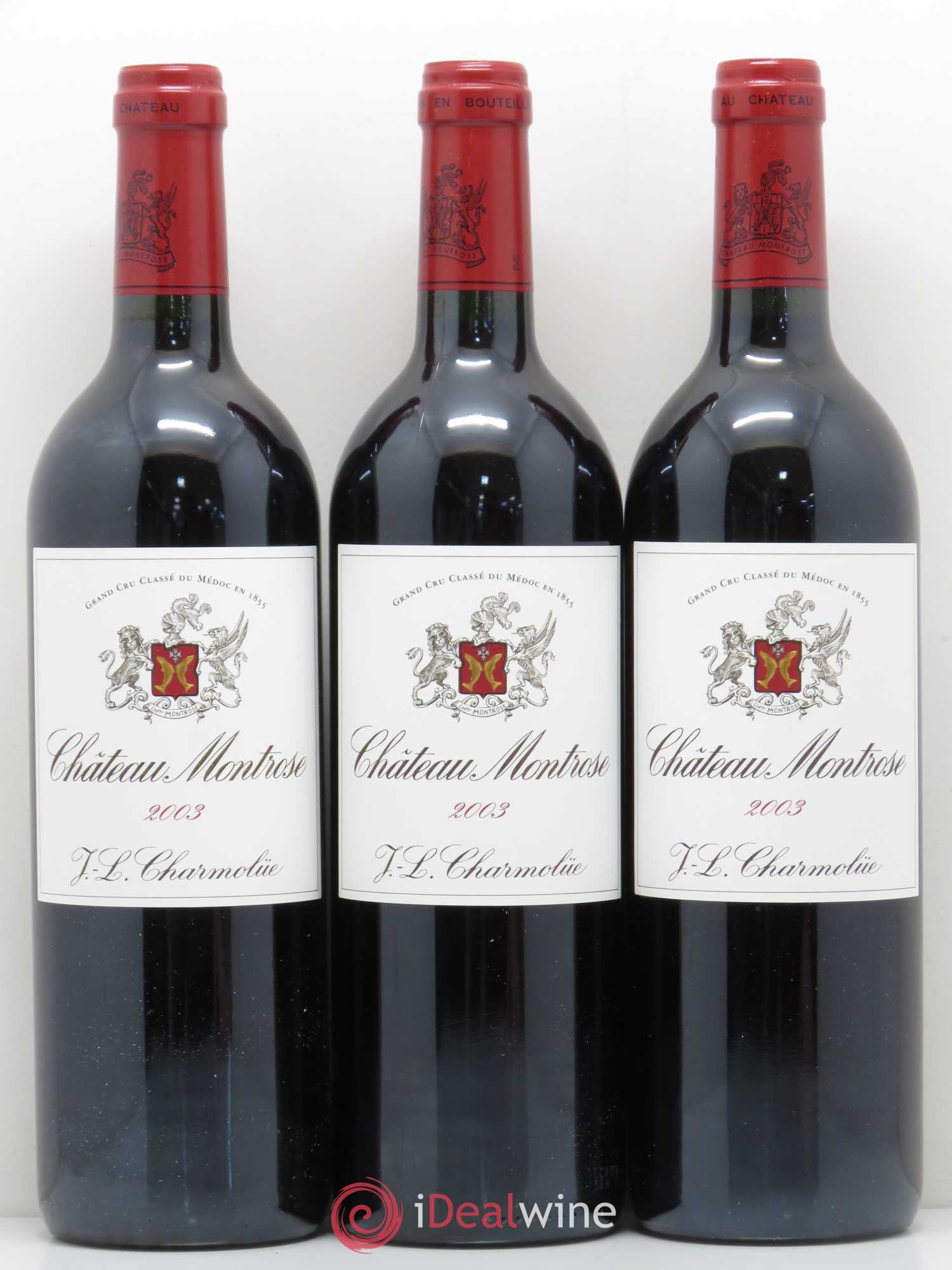 Château Montrose 2ème Grand Cru Classé 2003 - Lot de 6 bouteilles - 3