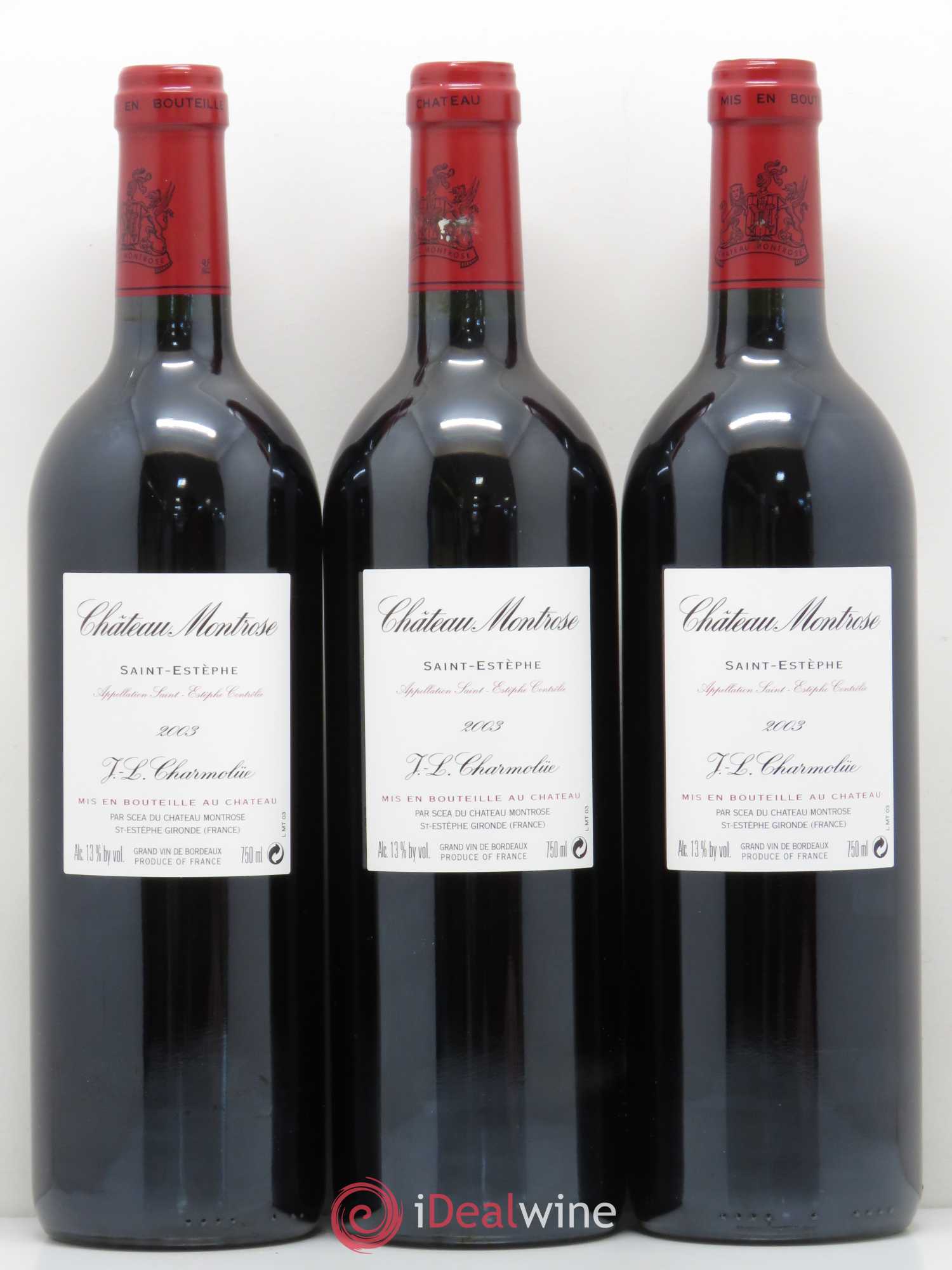 Château Montrose 2ème Grand Cru Classé 2003 - Lot de 6 bouteilles - 4