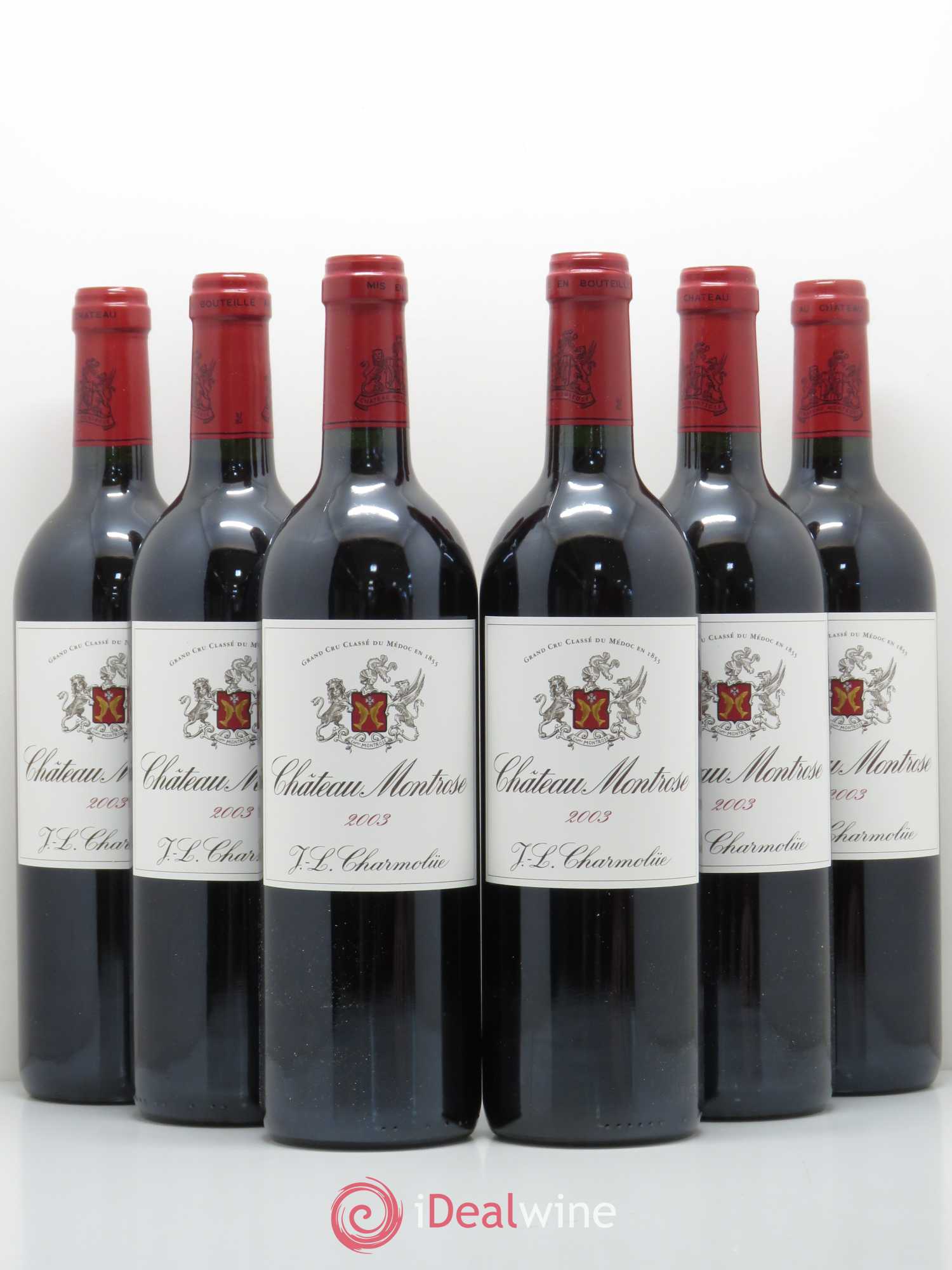 Château Montrose 2ème Grand Cru Classé 2003 - Lot de 6 bouteilles - 0