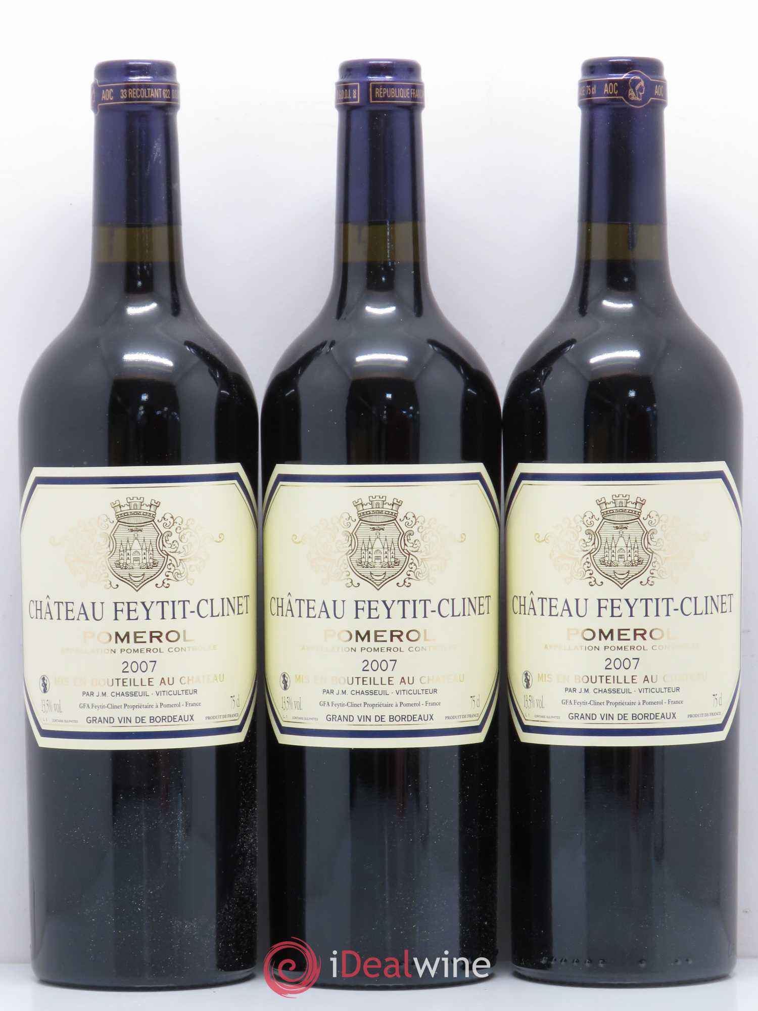 Château Feytit-Clinet 2007 - Lot de 6 bouteilles - 2