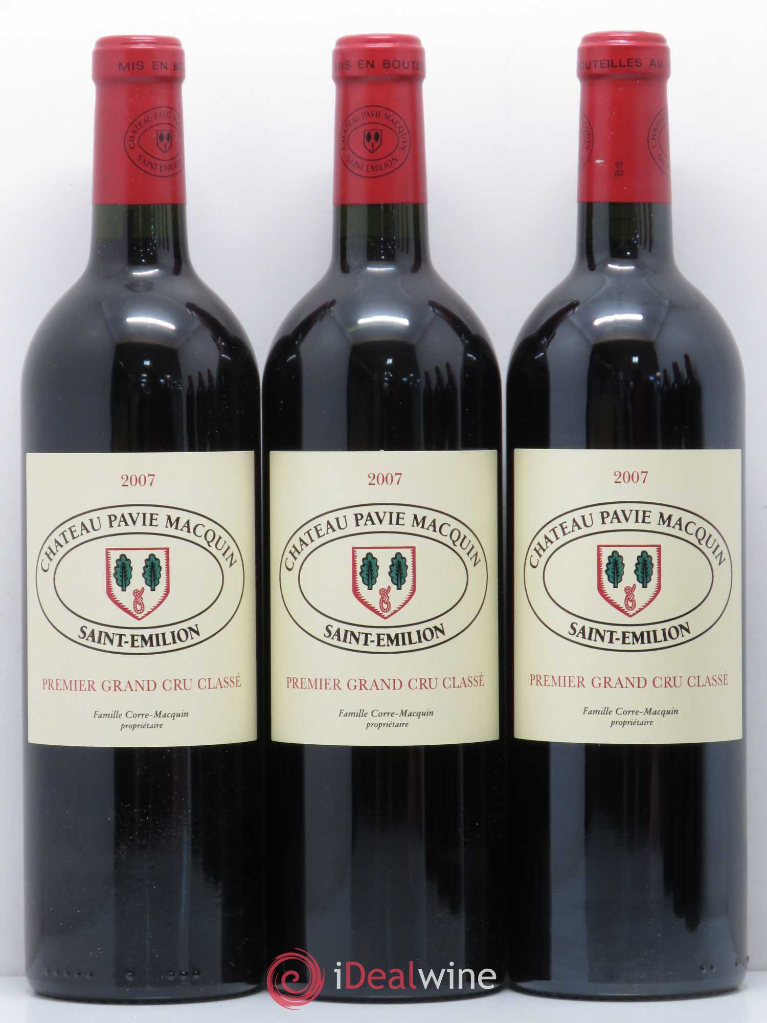 Château Pavie Macquin 1er Grand Cru Classé B 2007 - Lot de 6 bouteilles - 1