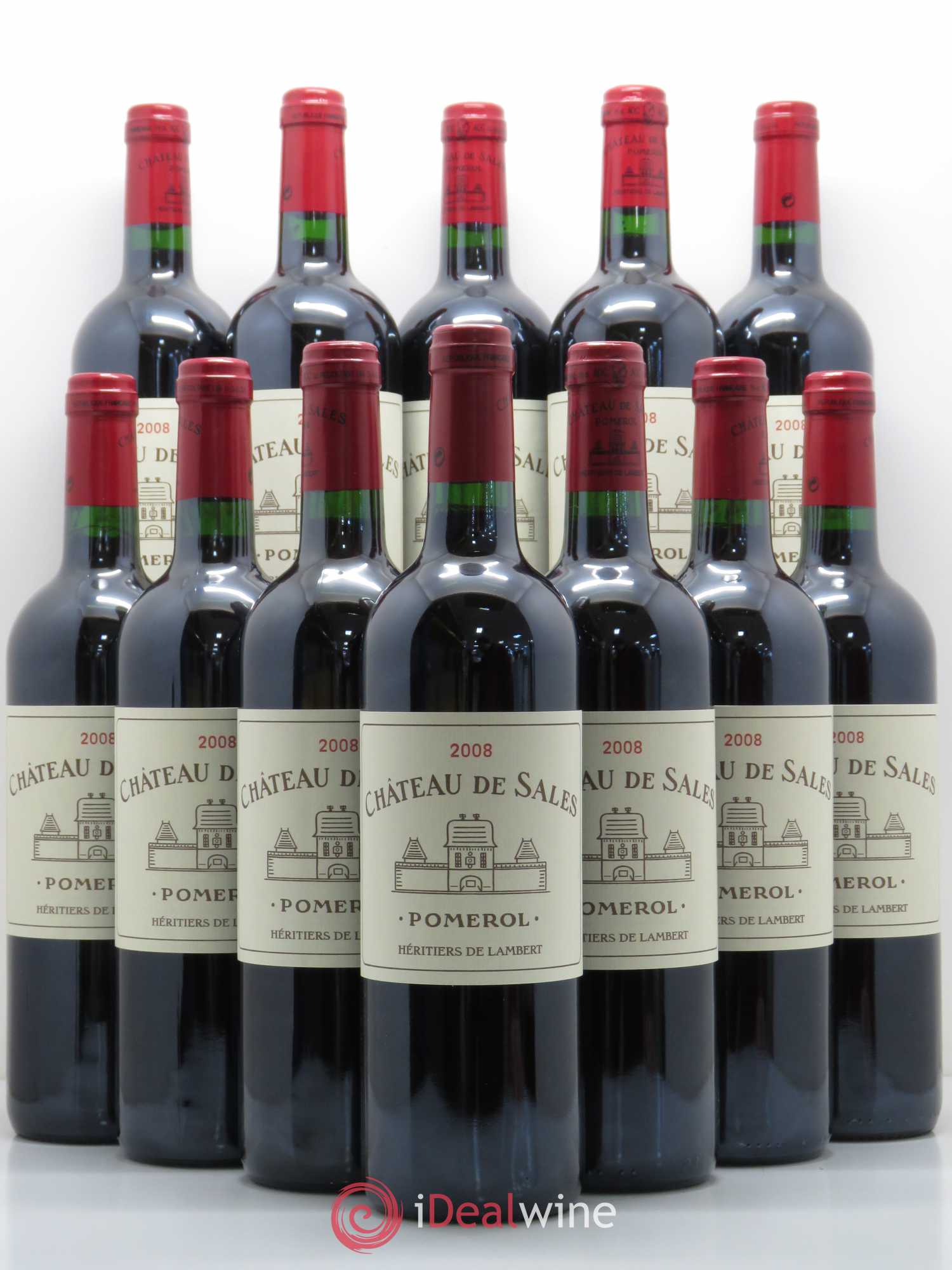 Château de Sales 2008 - Lot de 12 bouteilles - 0