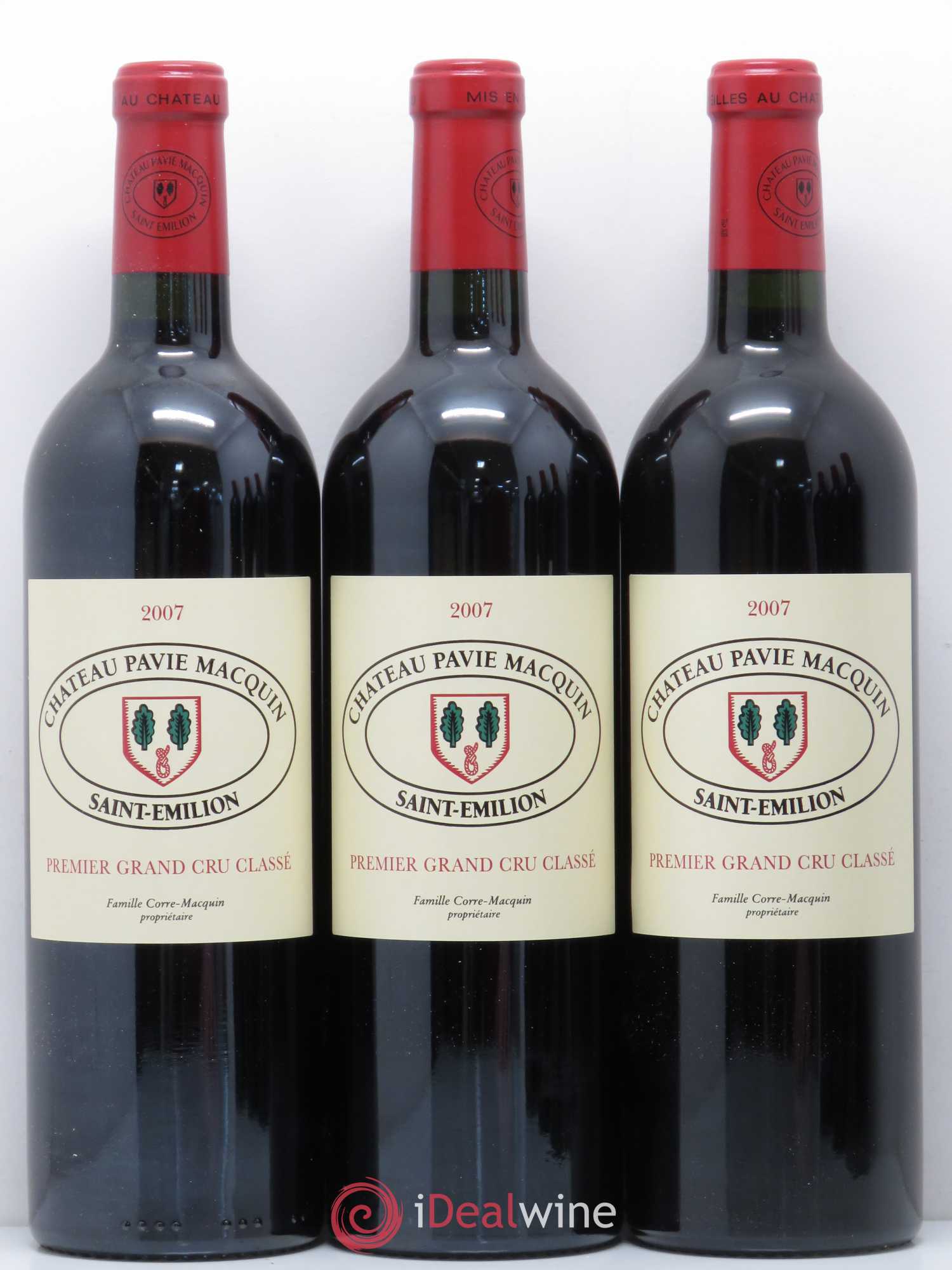 Château Pavie Macquin 1er Grand Cru Classé B 2007 - Lot de 6 bouteilles - 1