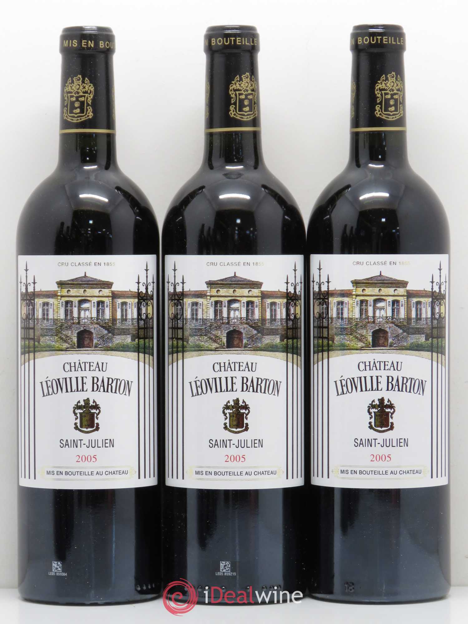 Château Léoville Barton 2ème Grand Cru Classé 2005 - Lot de 12 bouteilles - 1
