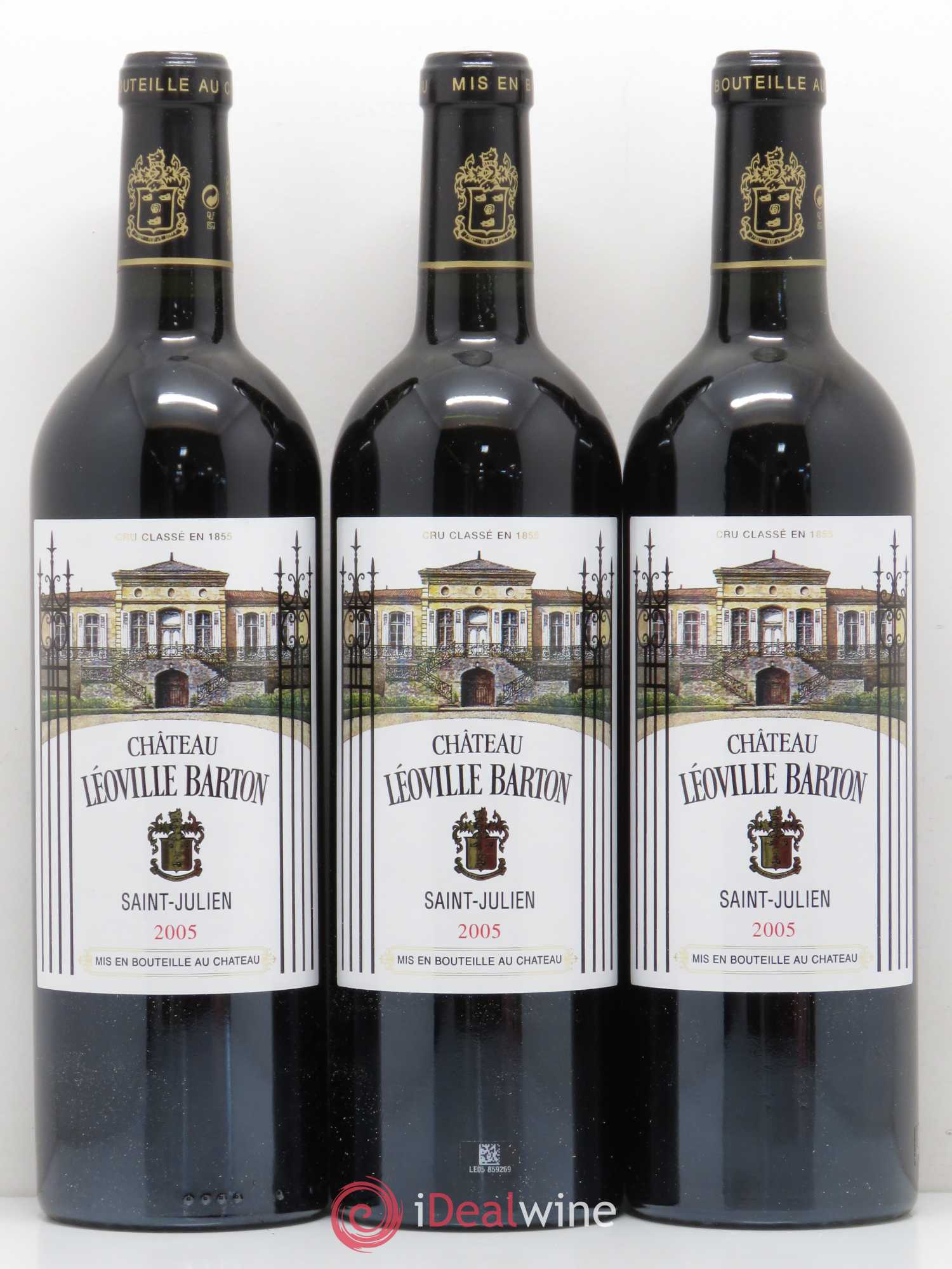 Château Léoville Barton 2ème Grand Cru Classé 2005 - Lot de 12 bouteilles - 4