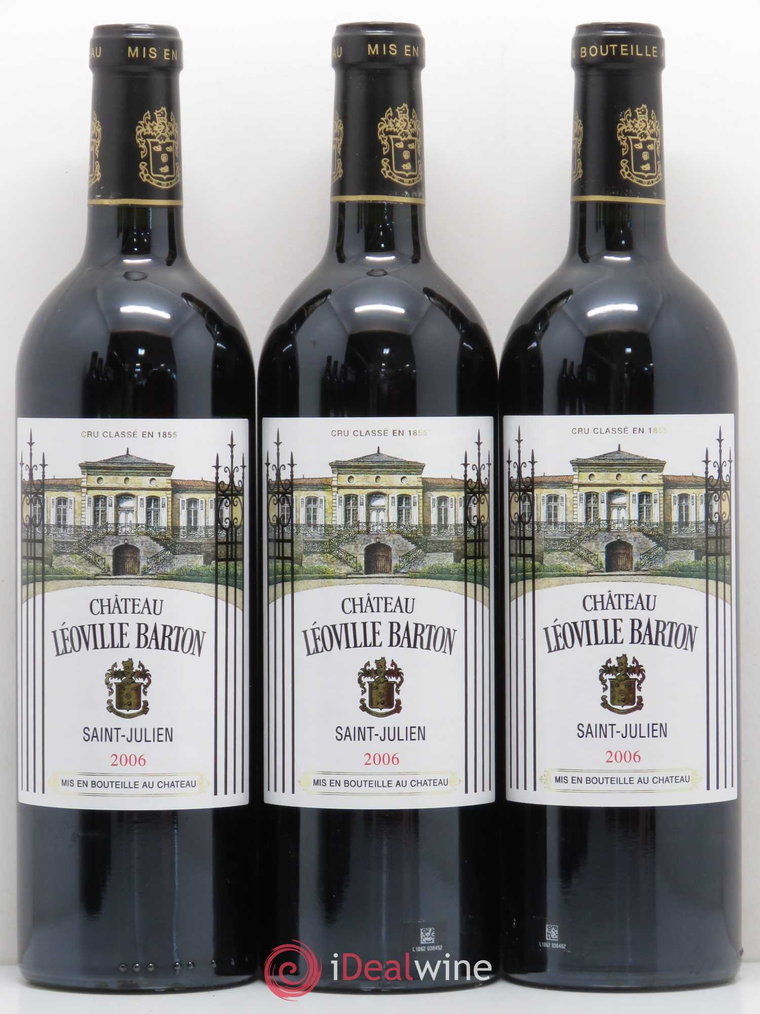 Château Léoville Barton 2ème Grand Cru Classé 2006 - Lot de 12 bouteilles - 1