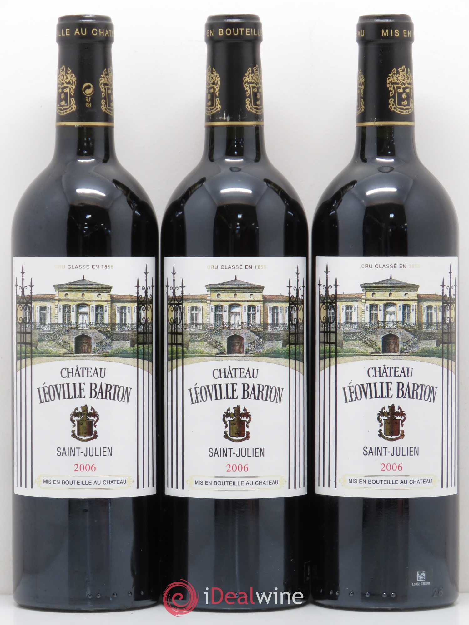 Château Léoville Barton 2ème Grand Cru Classé 2006 - Lot de 12 bouteilles - 3