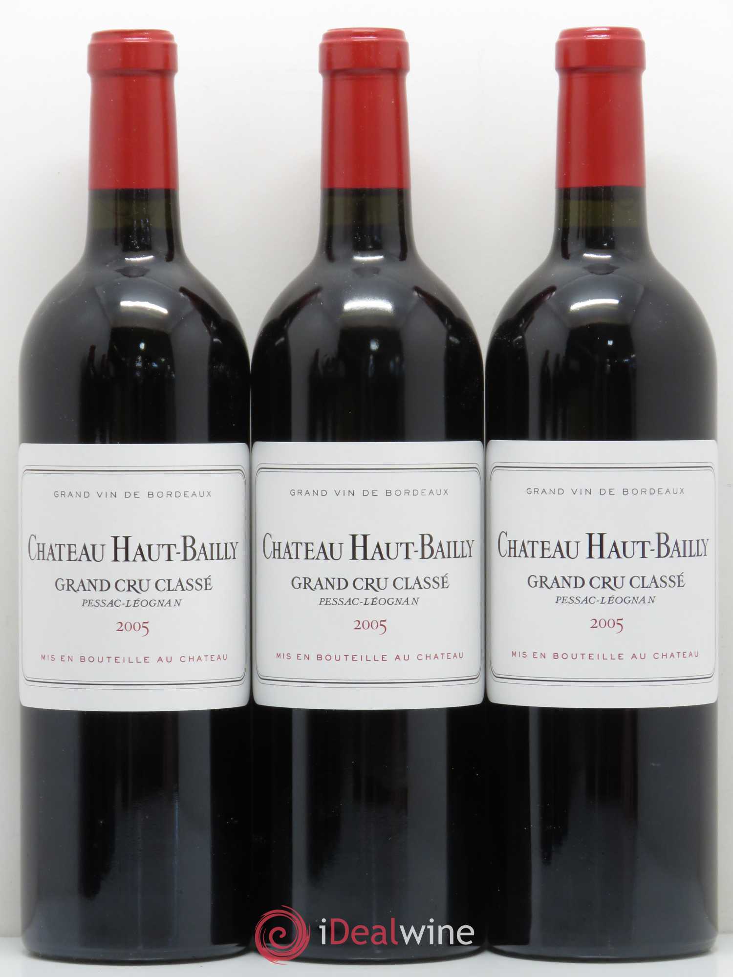Château Haut-Bailly Cru Classé de Graves 2005 - Lot de 12 bouteilles - 1