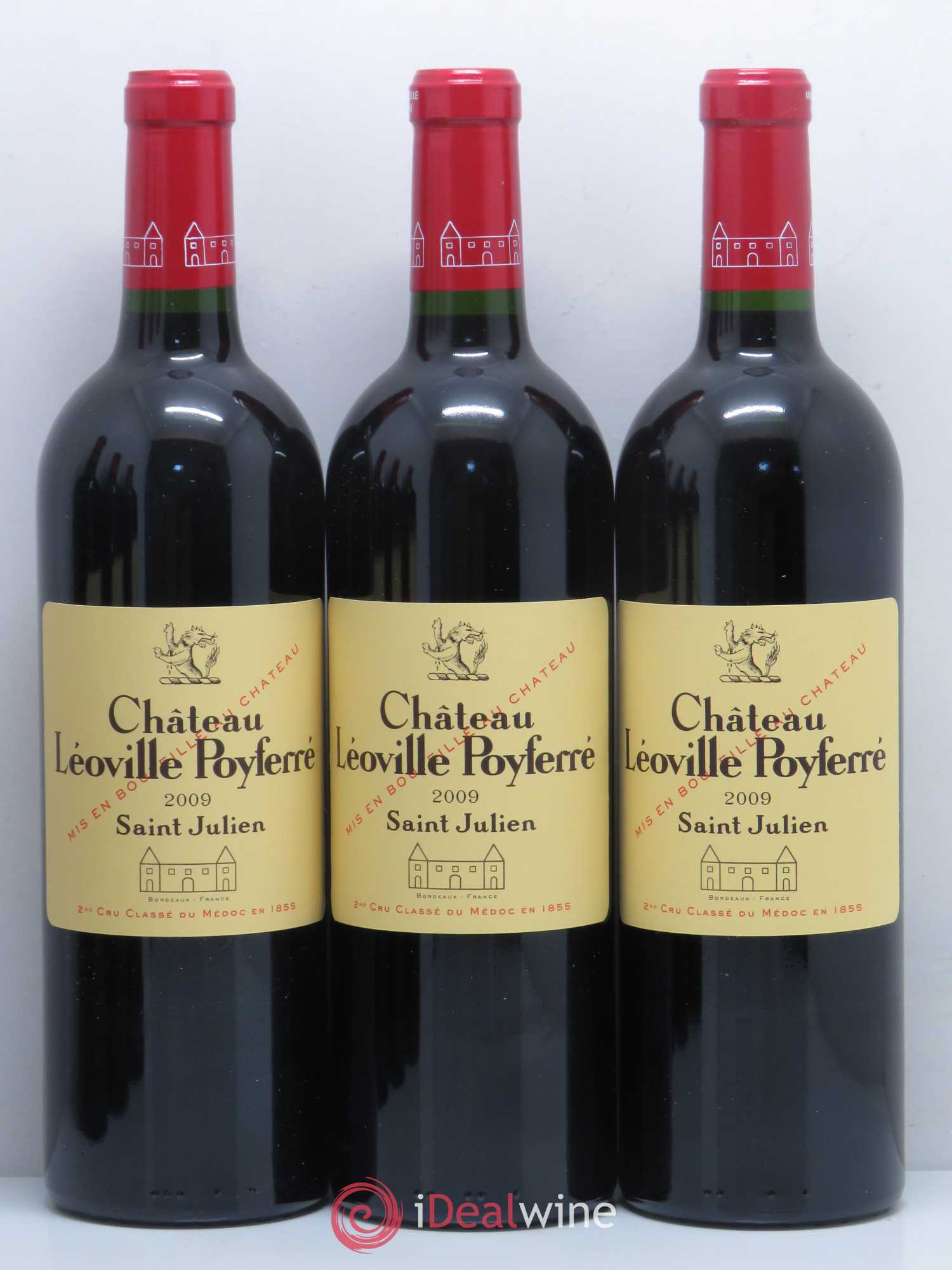 Château Léoville Poyferré 2ème Grand Cru Classé 2009 - Lot de 6 bouteilles - 1