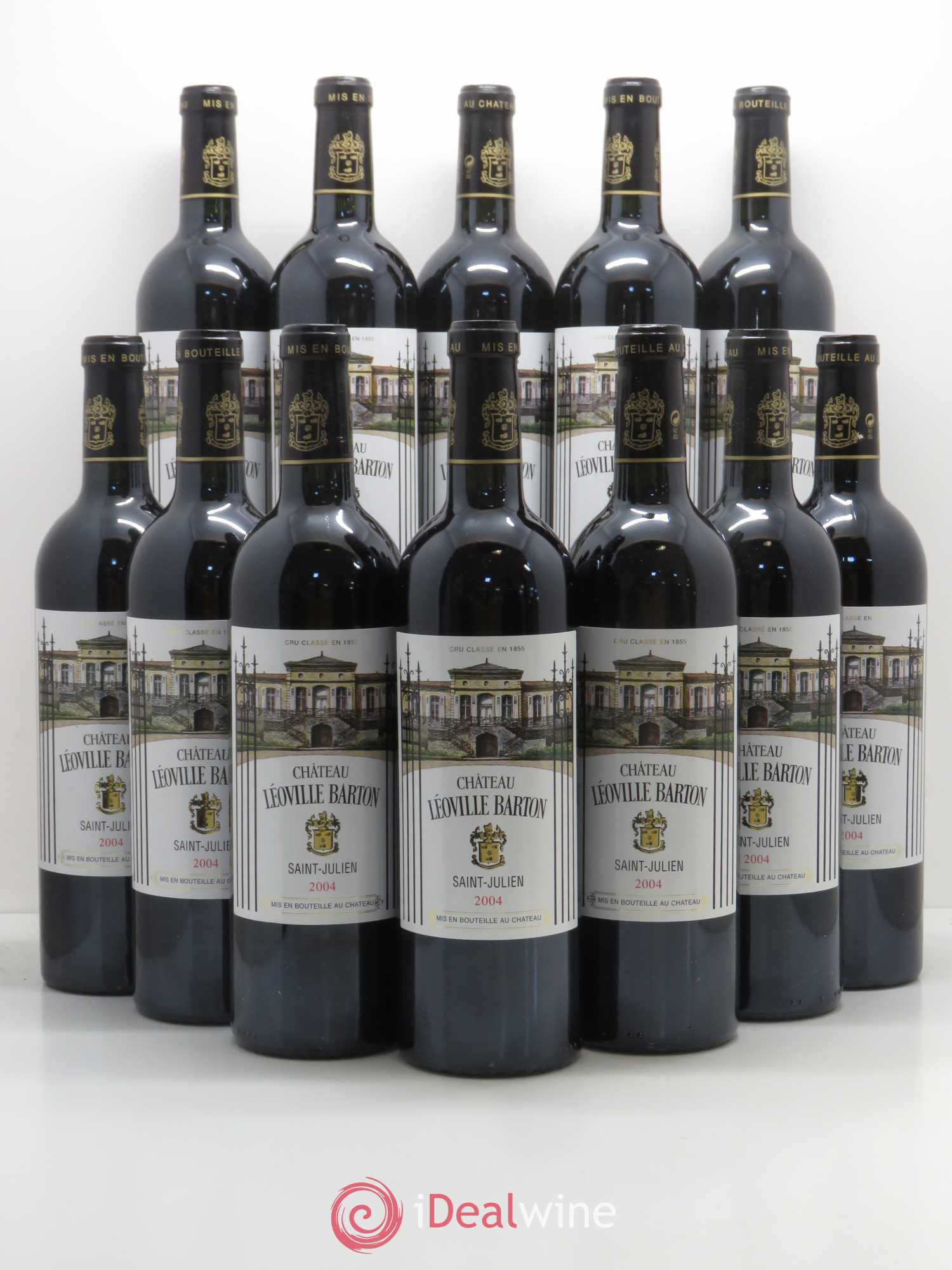 Château Léoville Barton 2ème Grand Cru Classé 2004 - Lot de 12 bouteilles - 0