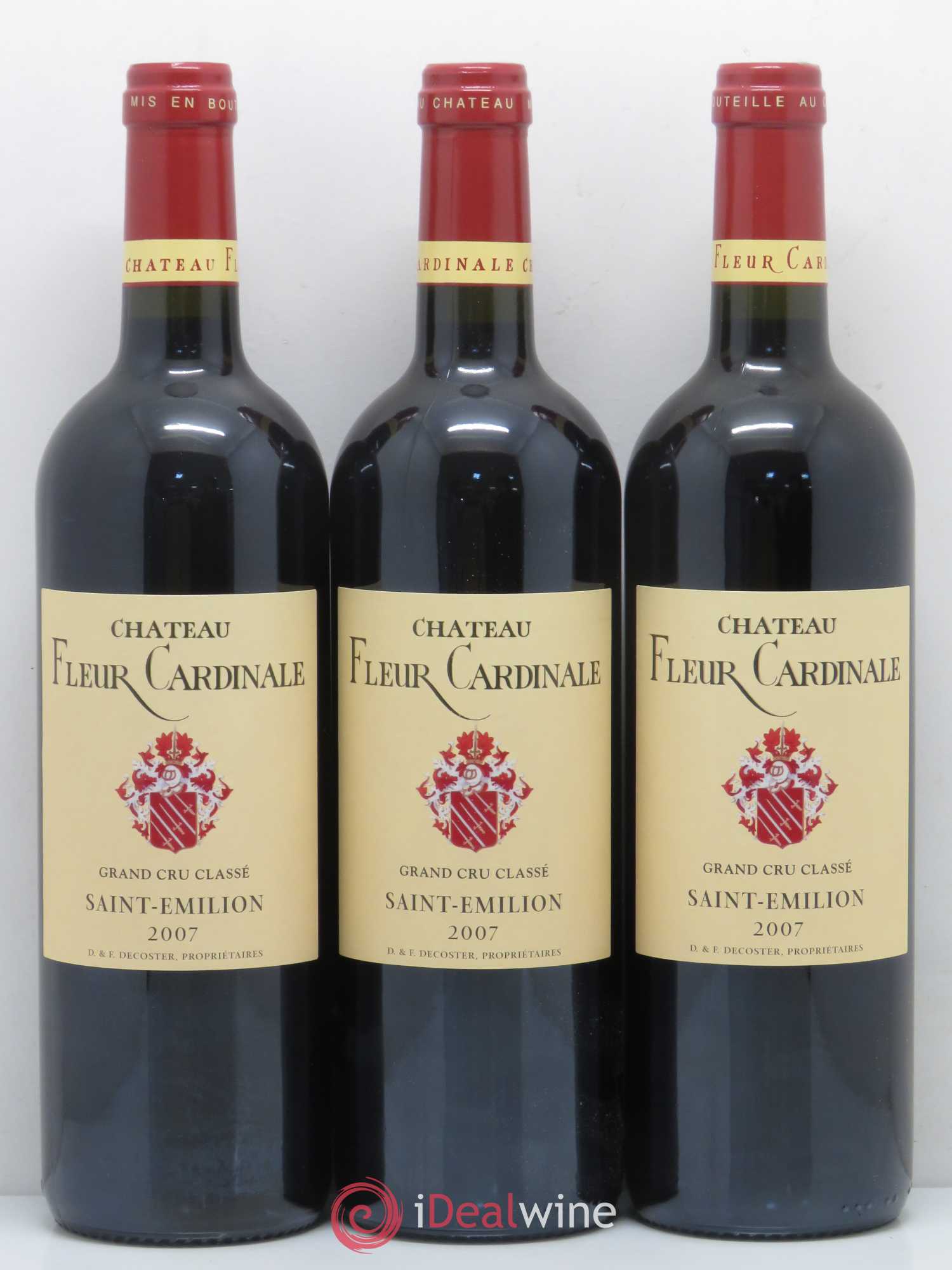 Château Fleur Cardinale Grand Cru Classé 2007 - Lot de 12 bouteilles - 1