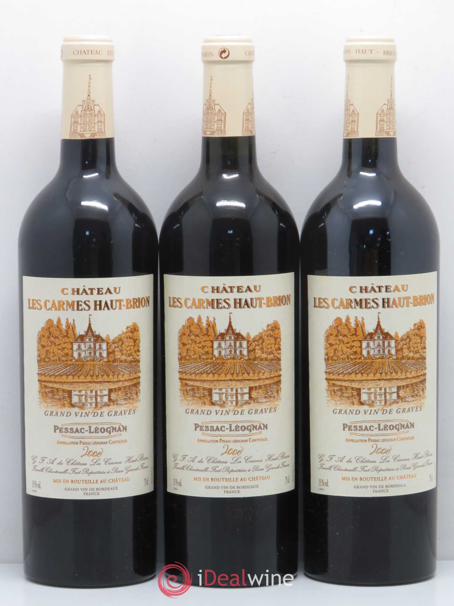 Château Les Carmes Haut-Brion 2000 - Lot de 12 bouteilles - 4