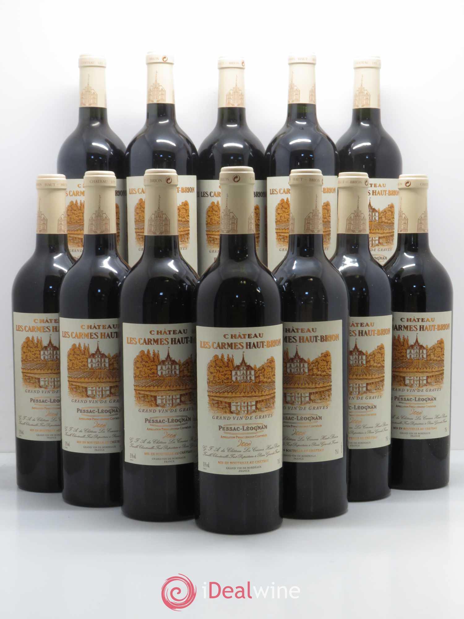 Château Les Carmes Haut-Brion 2000 - Lot de 12 bouteilles - 0