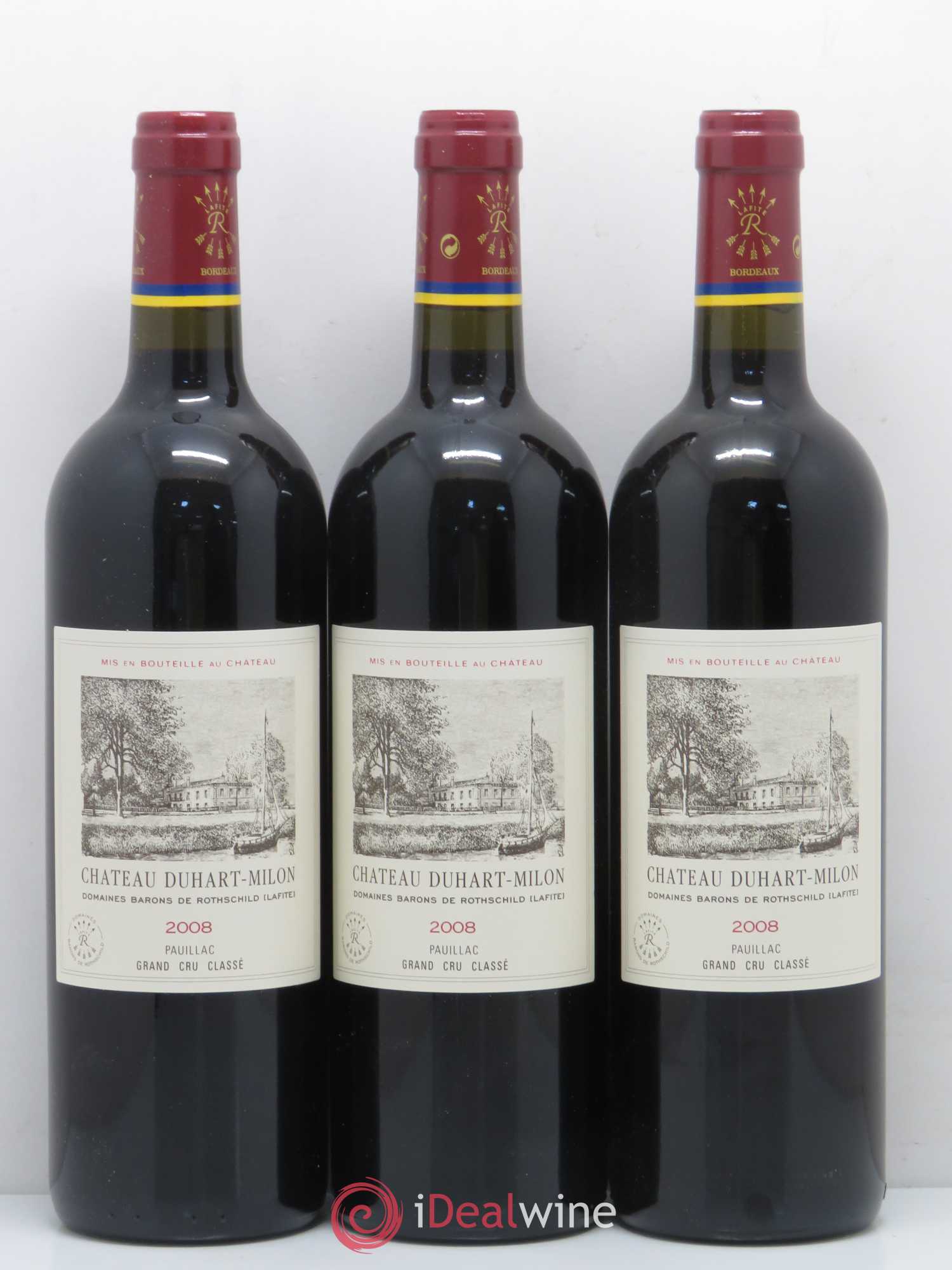 Château Duhart-Milon 4ème Grand Cru Classé 2008 - Lot de 12 bouteilles - 1