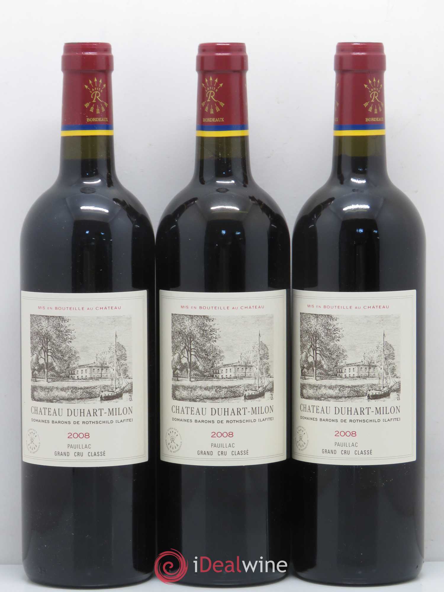 Château Duhart-Milon 4ème Grand Cru Classé 2008 - Lot de 12 bouteilles - 2