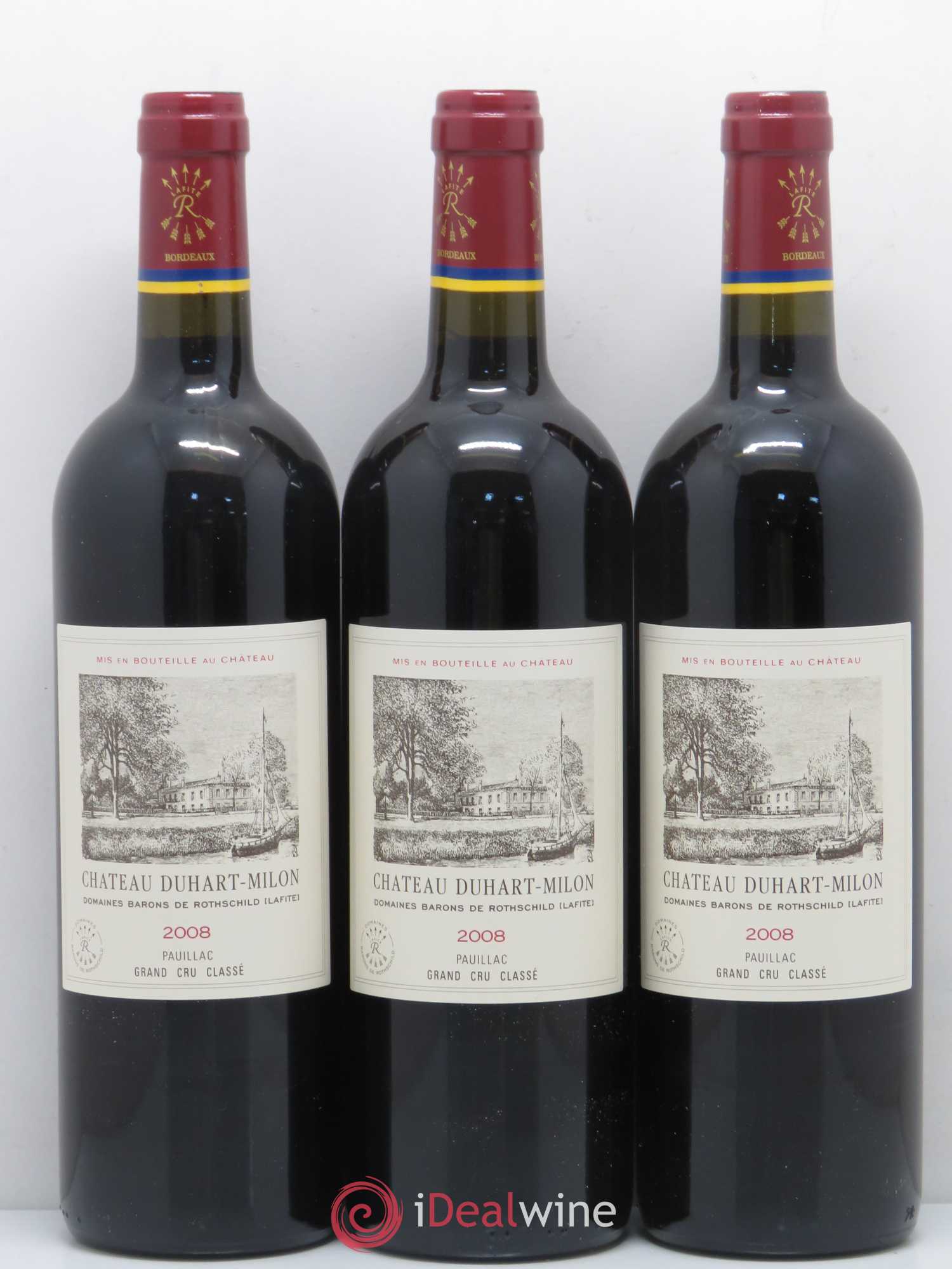 Château Duhart-Milon 4ème Grand Cru Classé 2008 - Lot de 12 bouteilles - 4
