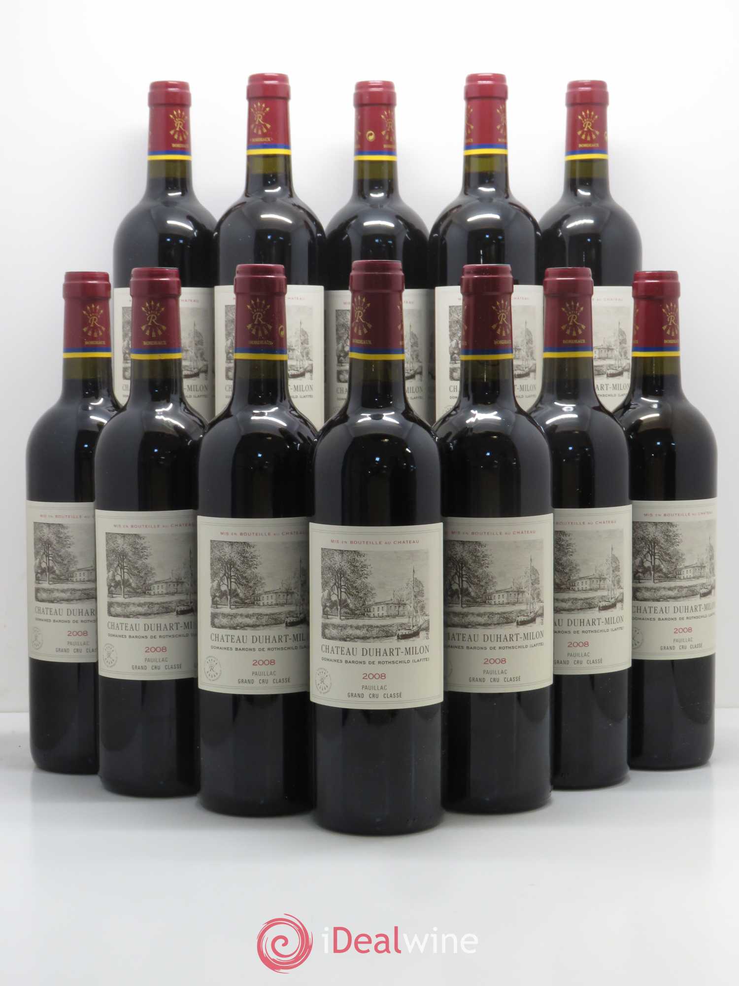 Château Duhart-Milon 4ème Grand Cru Classé 2008 - Lot de 12 bouteilles - 0
