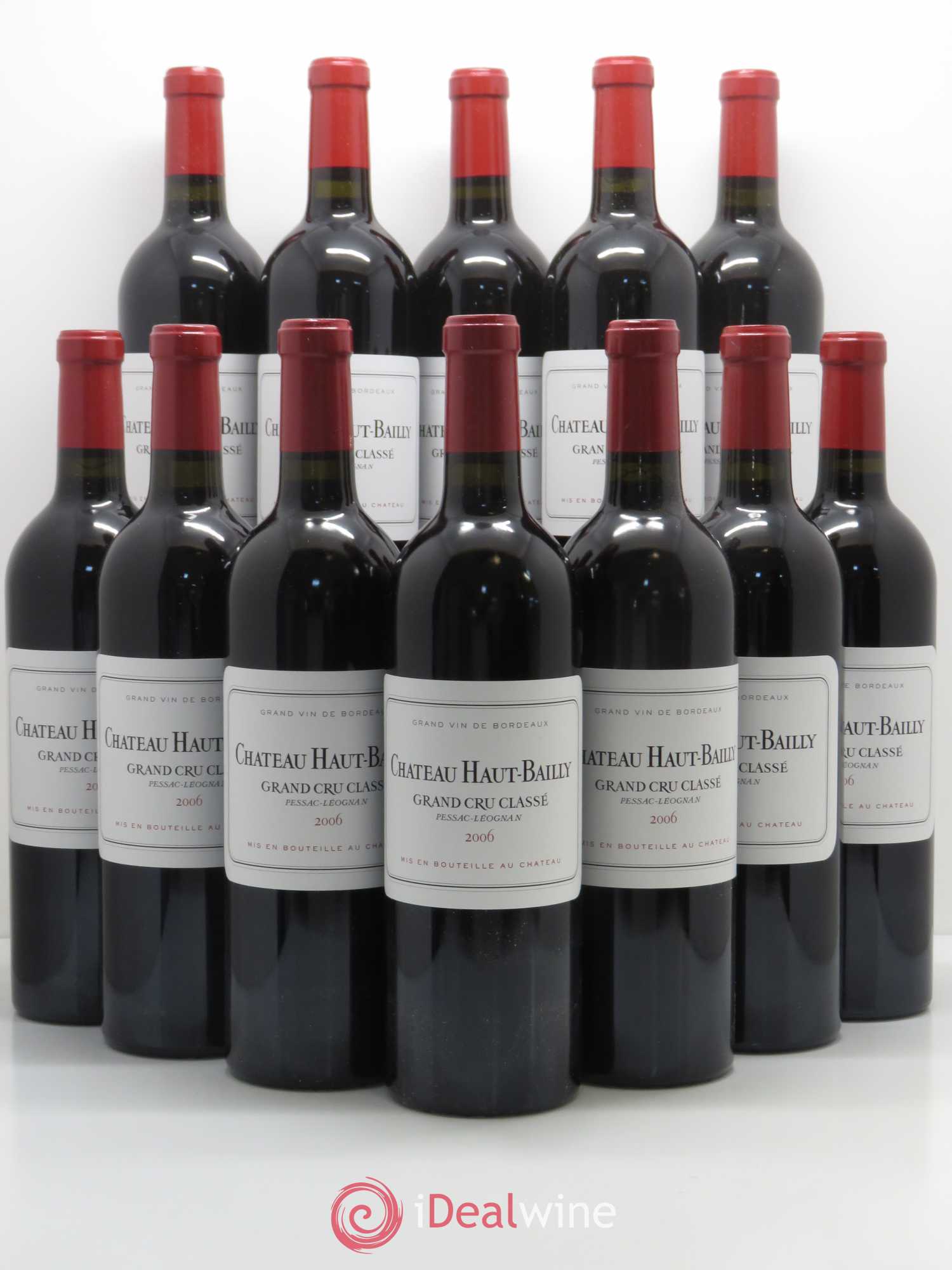 Château Haut-Bailly Cru Classé de Graves 2006 - Lot de 12 bouteilles - 0