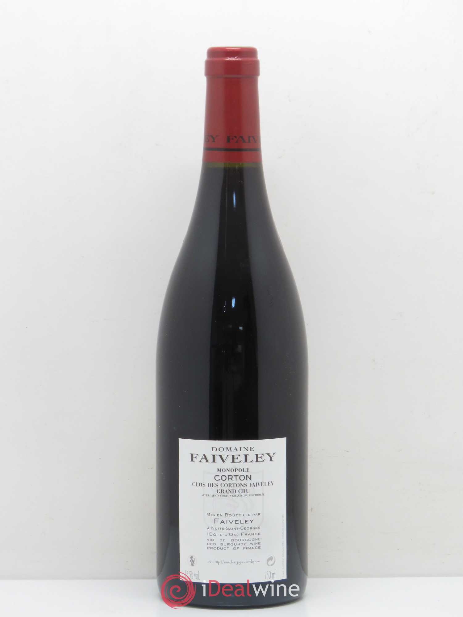 Corton Grand Cru Clos des Cortons Faiveley 2009 - Lot de 1 bouteille - 1