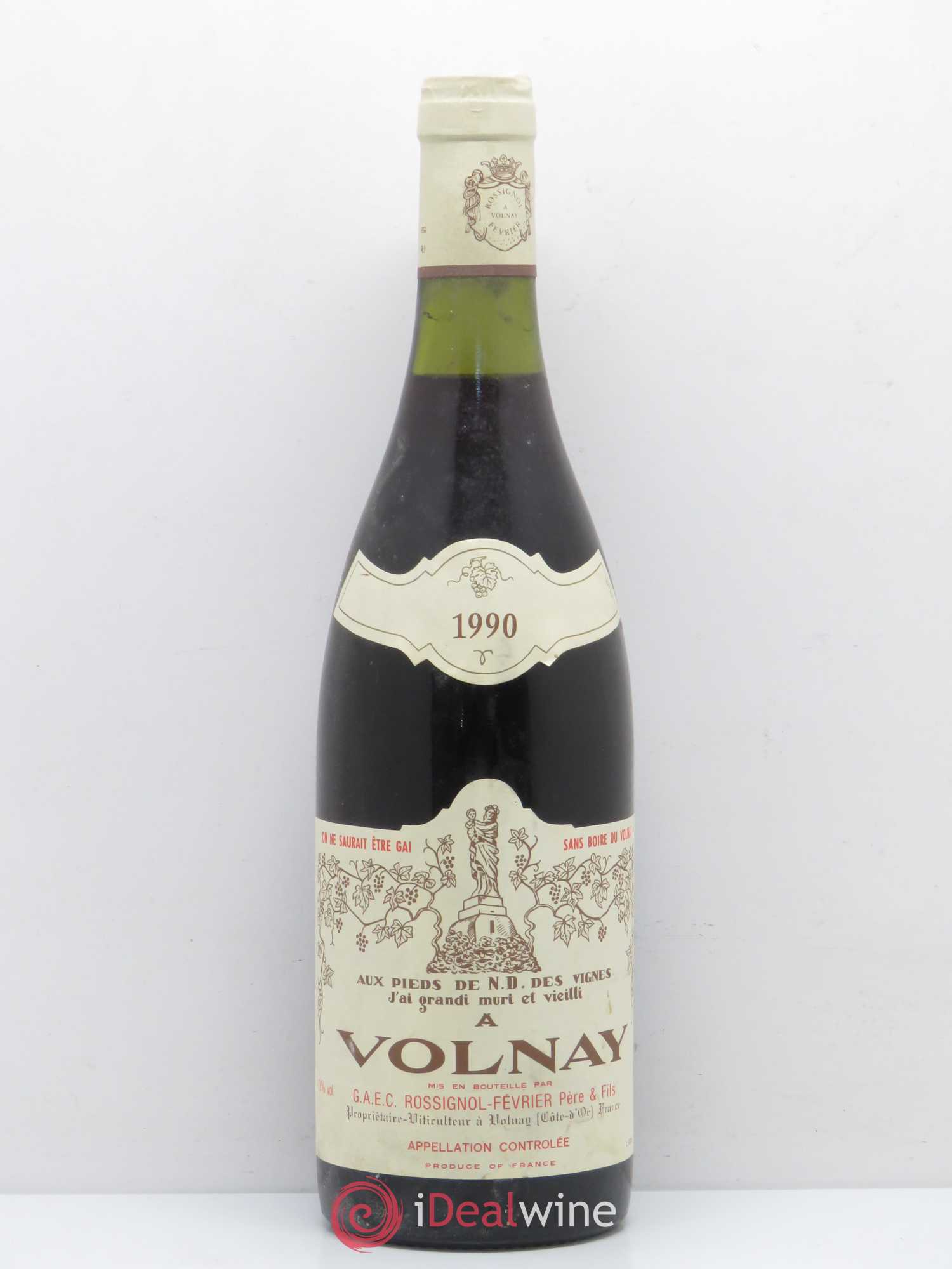 Volnay Rossignol Février 1990 - Posten von 1 Flasche - 0
