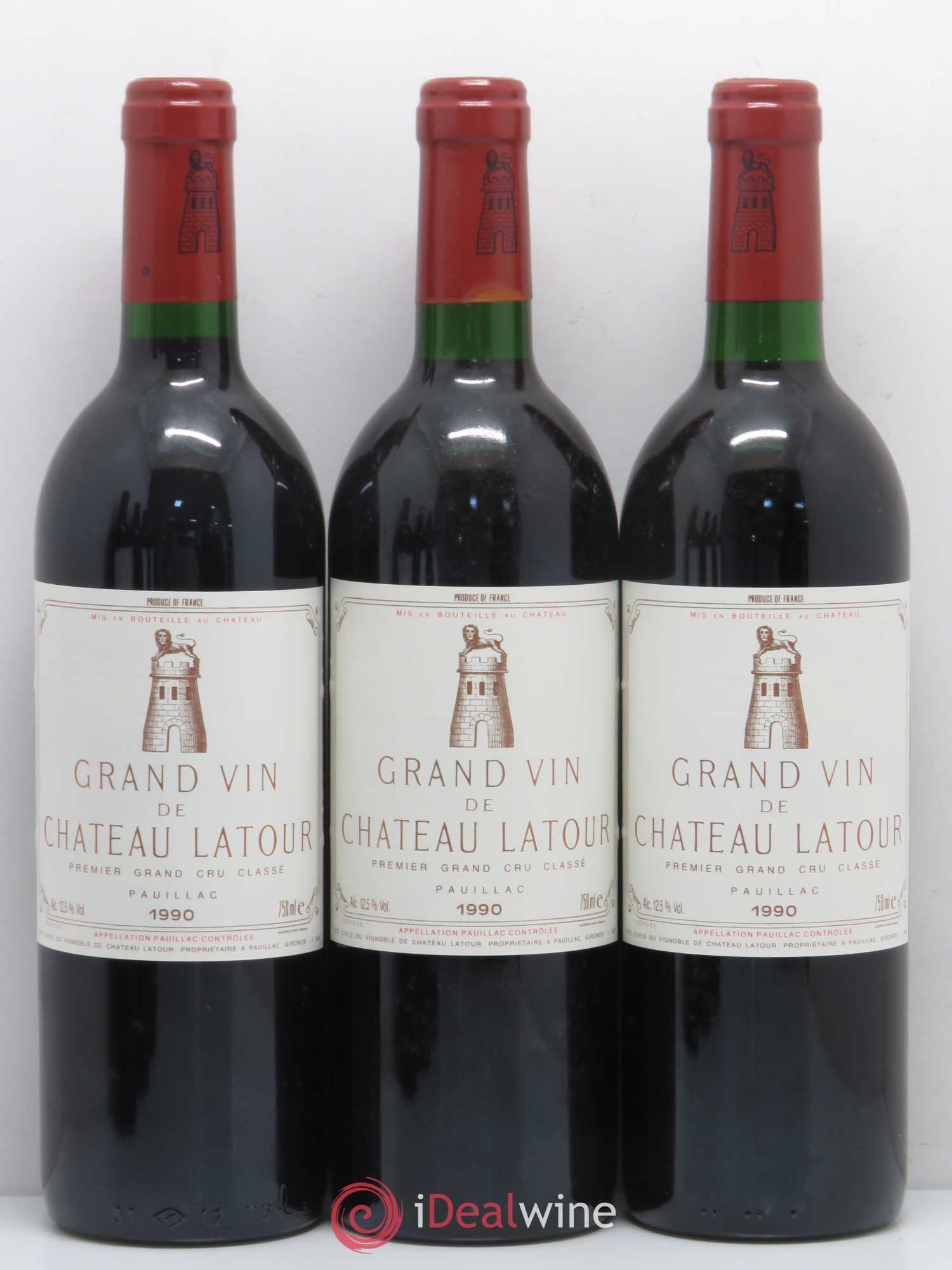 Château Latour 1er Grand Cru Classé 1990 - Lot de 6 bouteilles - 1
