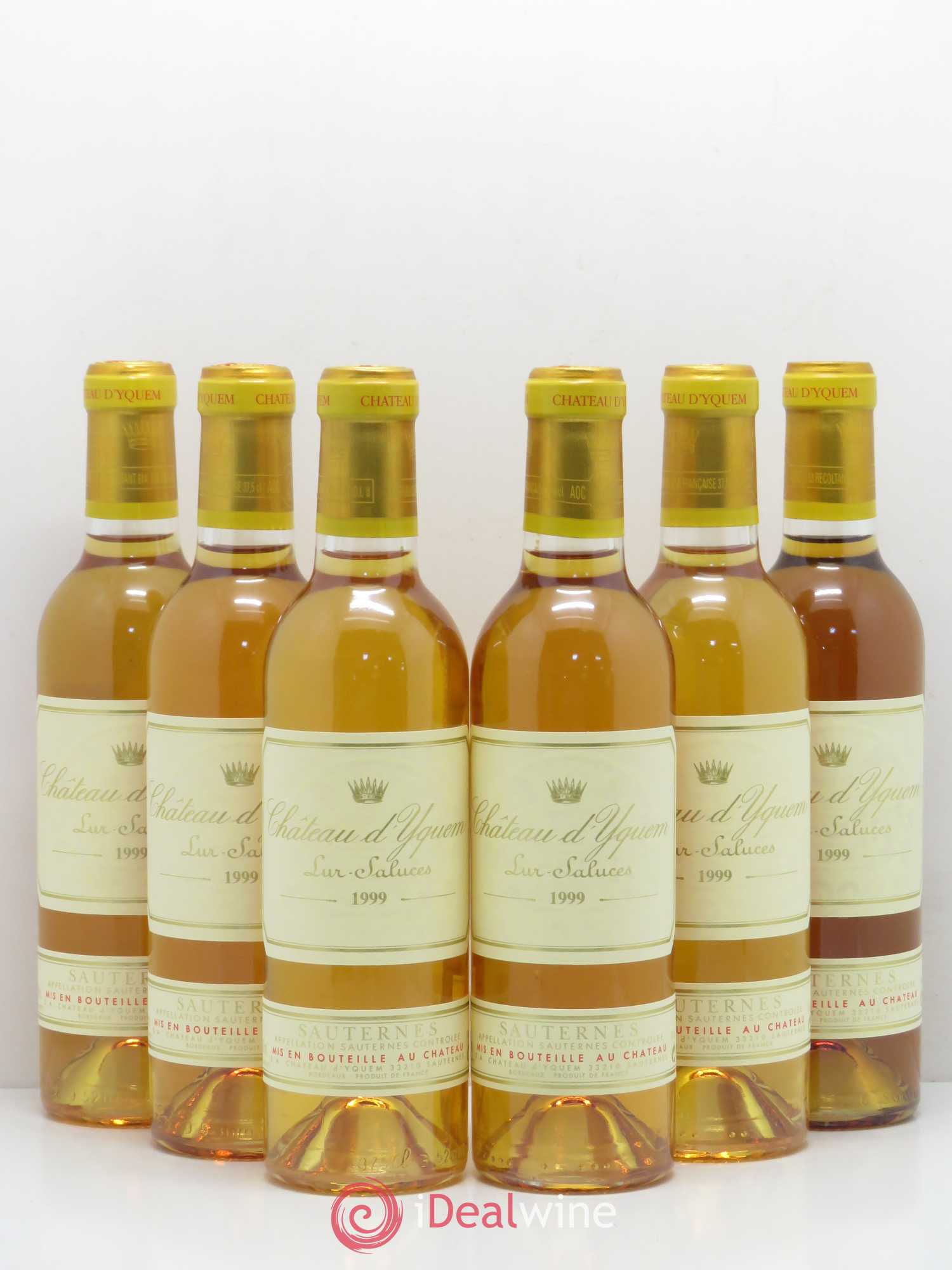 Château d' Yquem 1er Cru Classé Supérieur 1999 - Posten von 6 Demi-Flaschen - 0
