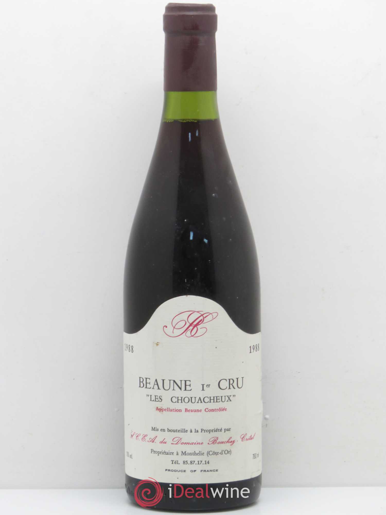 Beaune 1er Cru Les Chouacheux Bouchez Cretal 1988 - Posten von 1 Flasche - 0