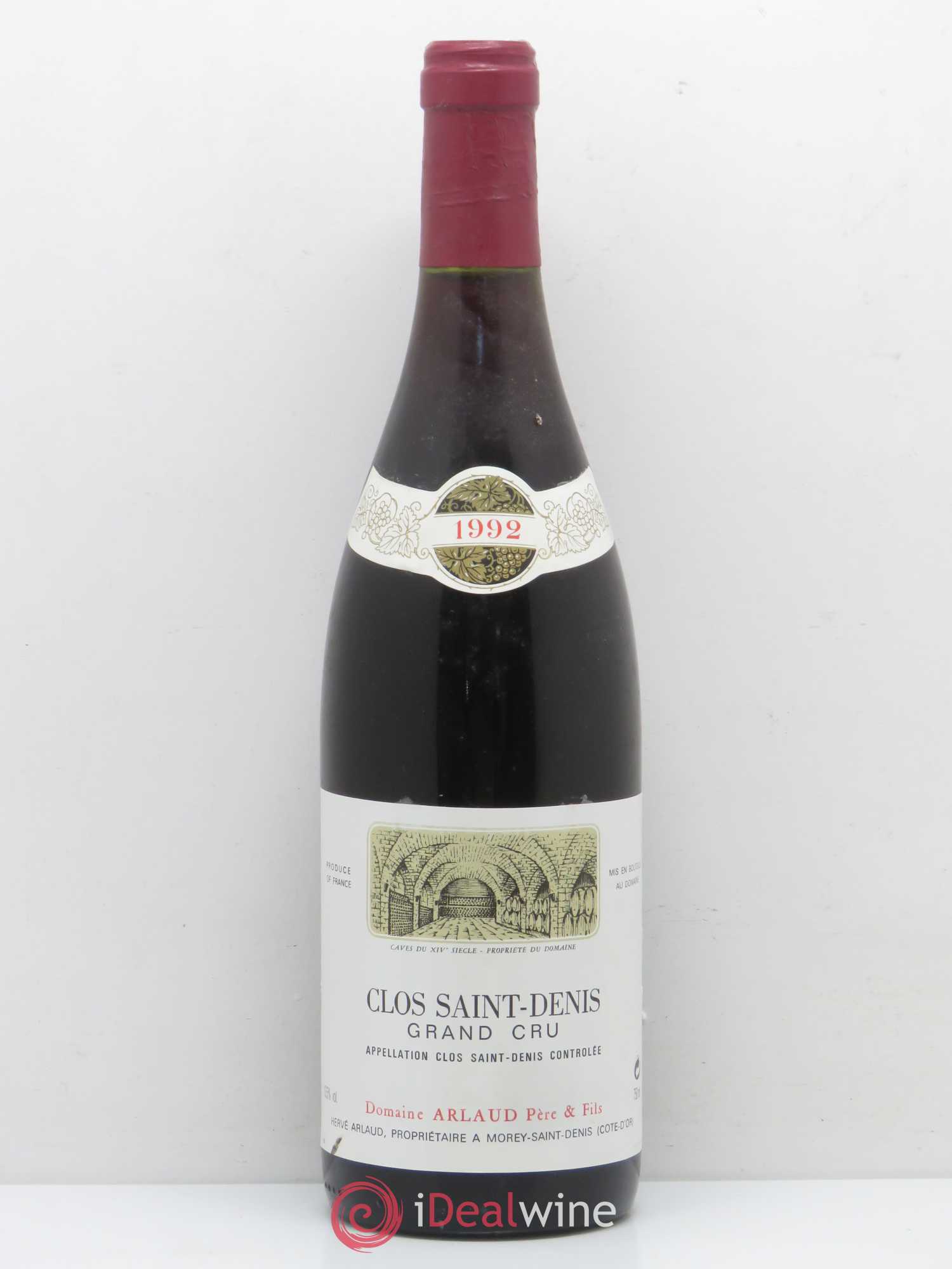 Clos Saint-Denis Grand Cru Arlaud 1992 - Lot de 1 bouteille - 0