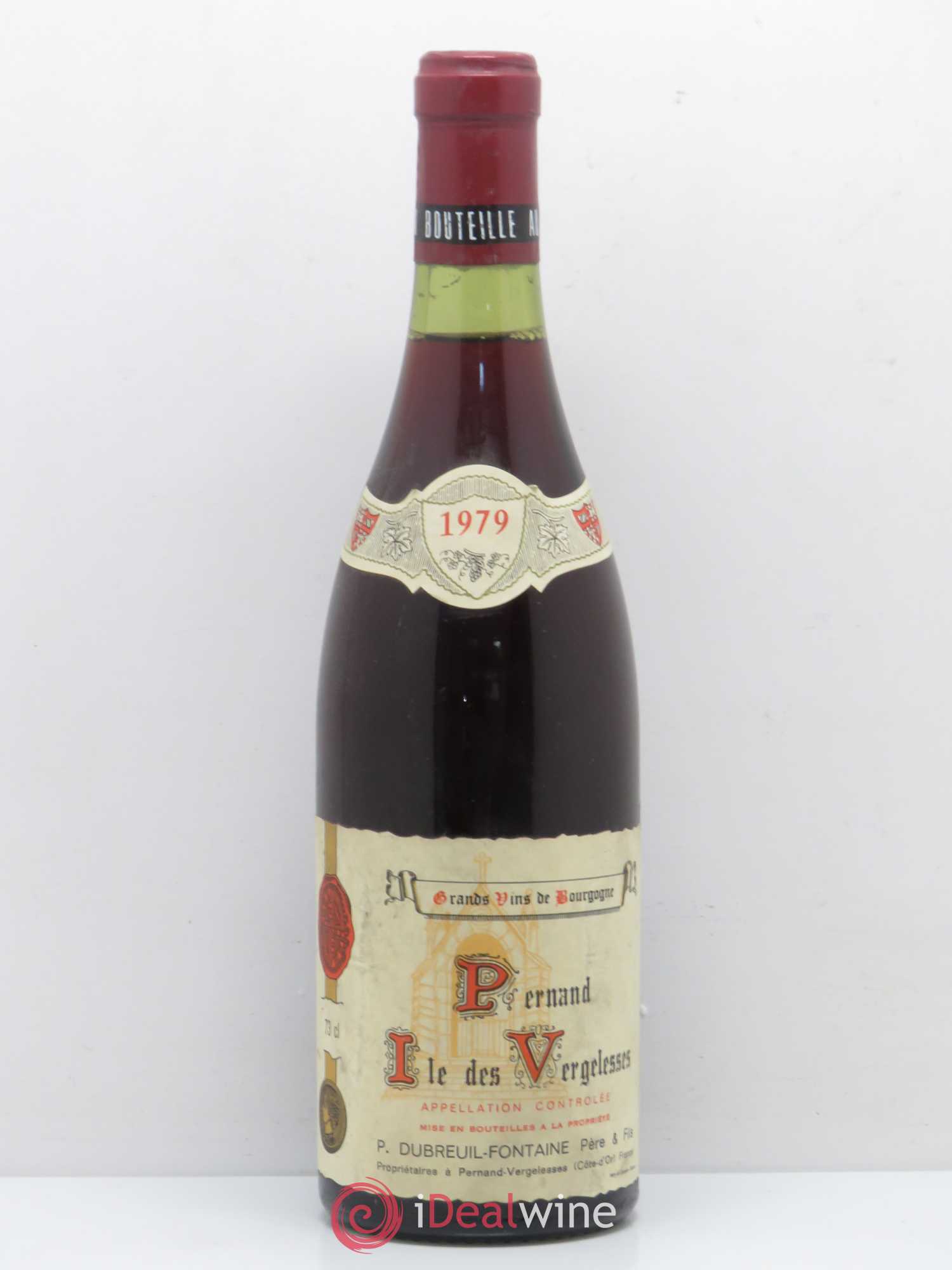 Pernand-Vergelesses Iles de Vergelesses Domaine Dubreuil Fontaine 1979 - Posten von 1 Flasche - 0