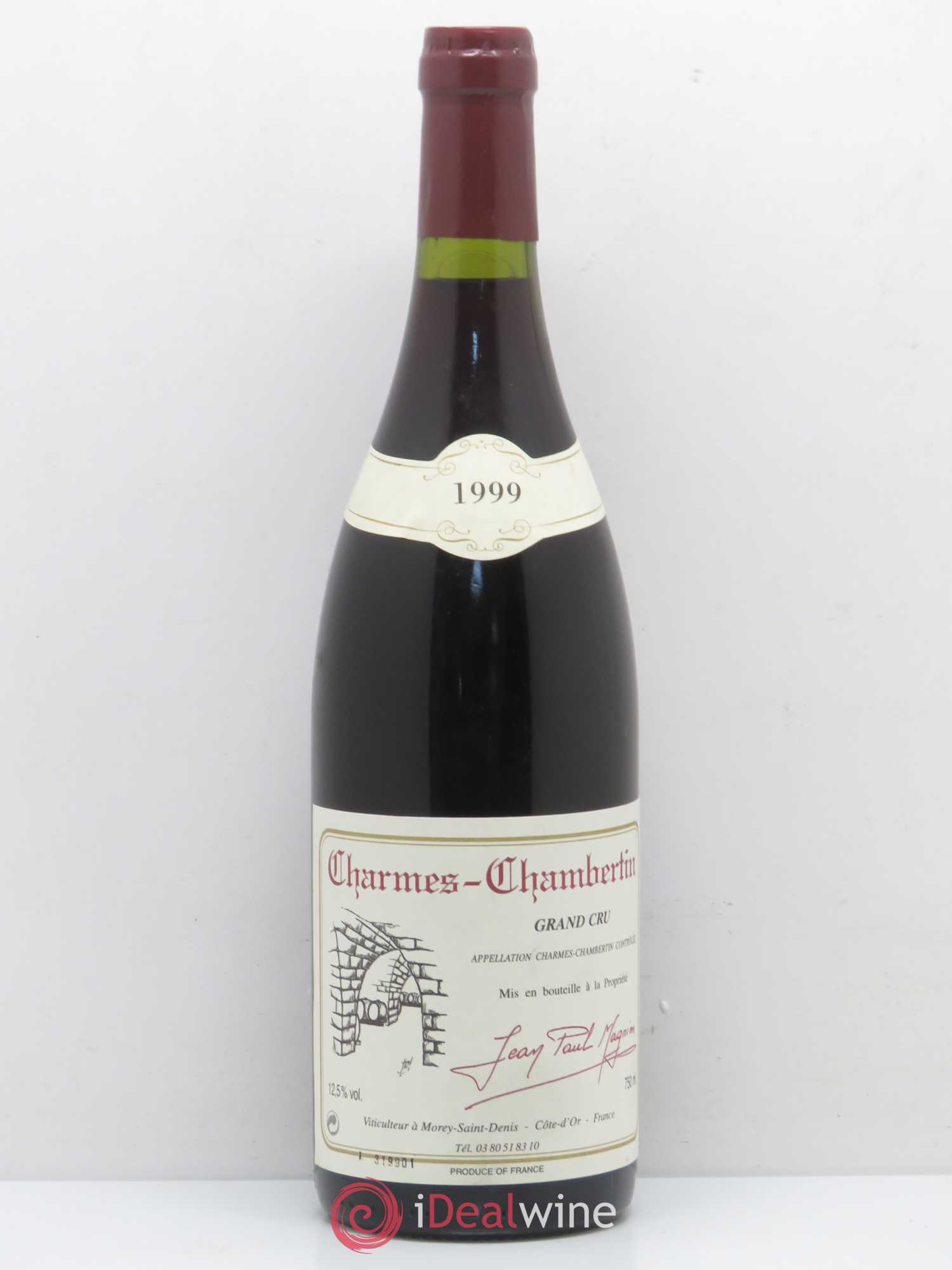 Charmes-Chambertin Grand Cru Jean Paul Magnien 1999 - Lot de 1 bouteille - 0