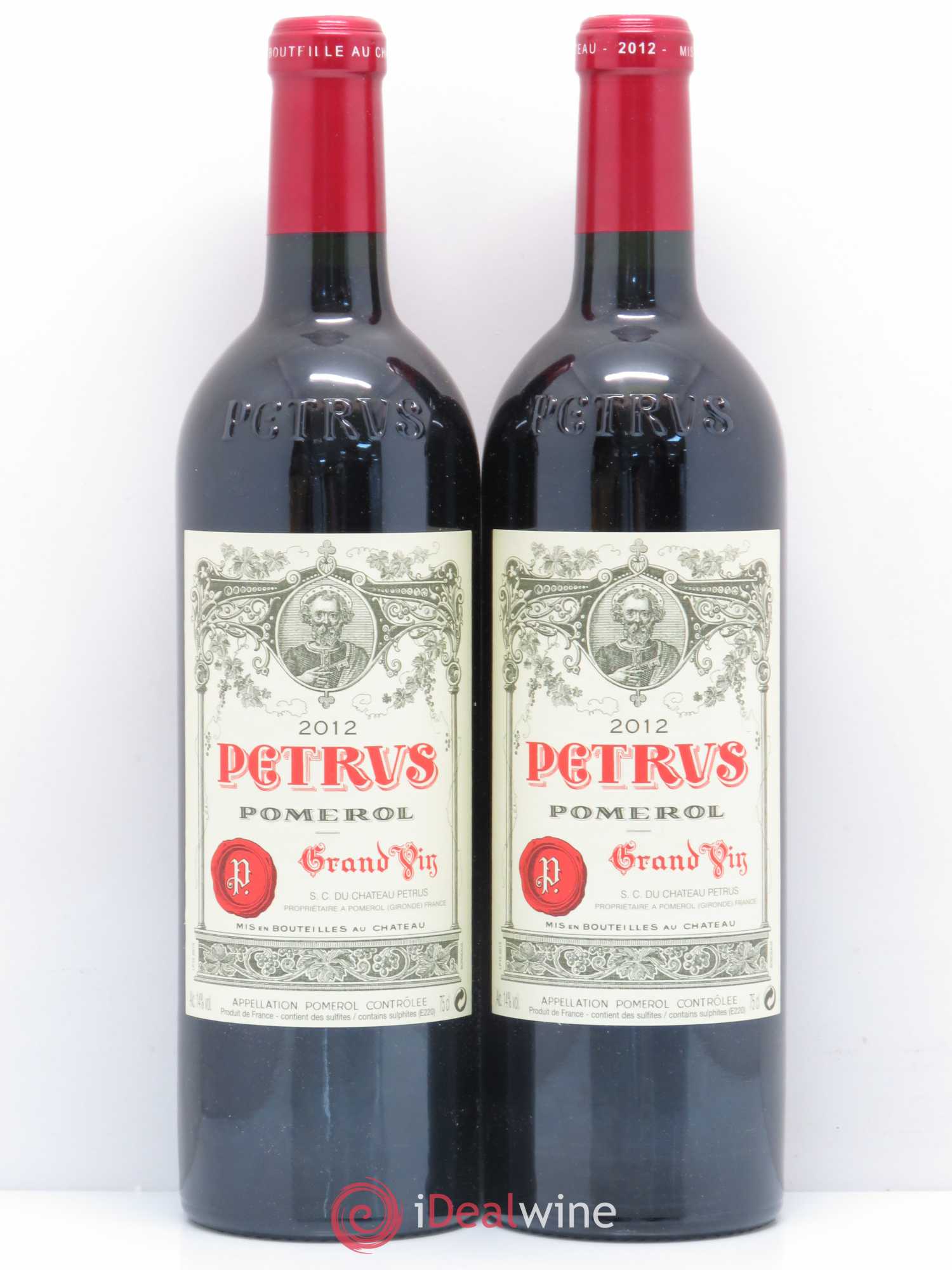 Petrus 2012 - Lot de 2 bouteilles - 0